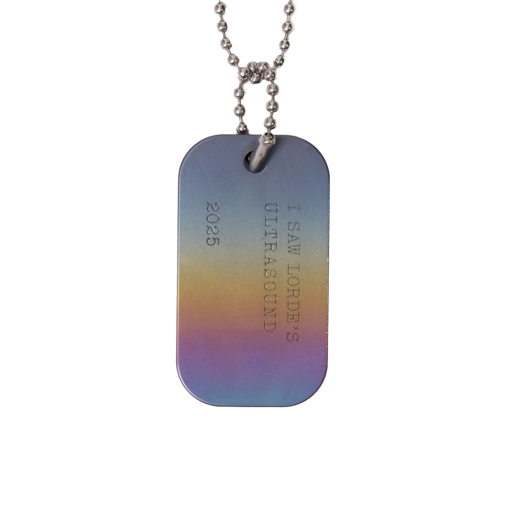 Lorde - Ultrasound 2025 Dog Tag - Collier