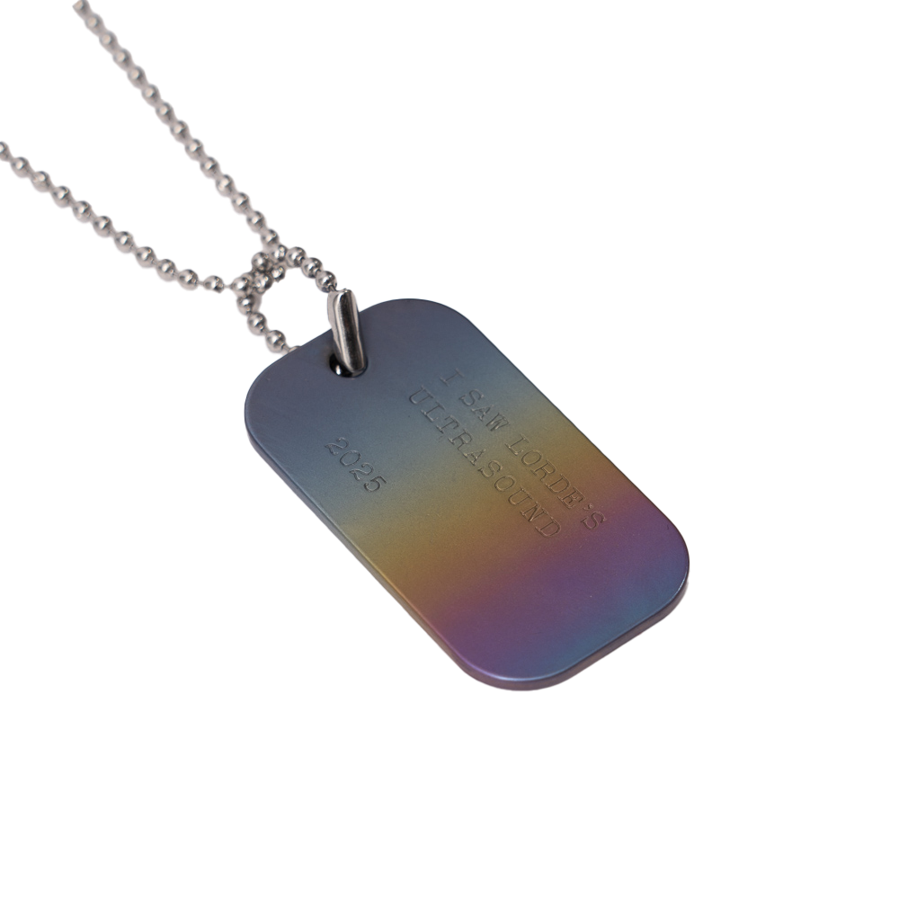 Lorde - Ultrasound 2025 Dog Tag - Collier