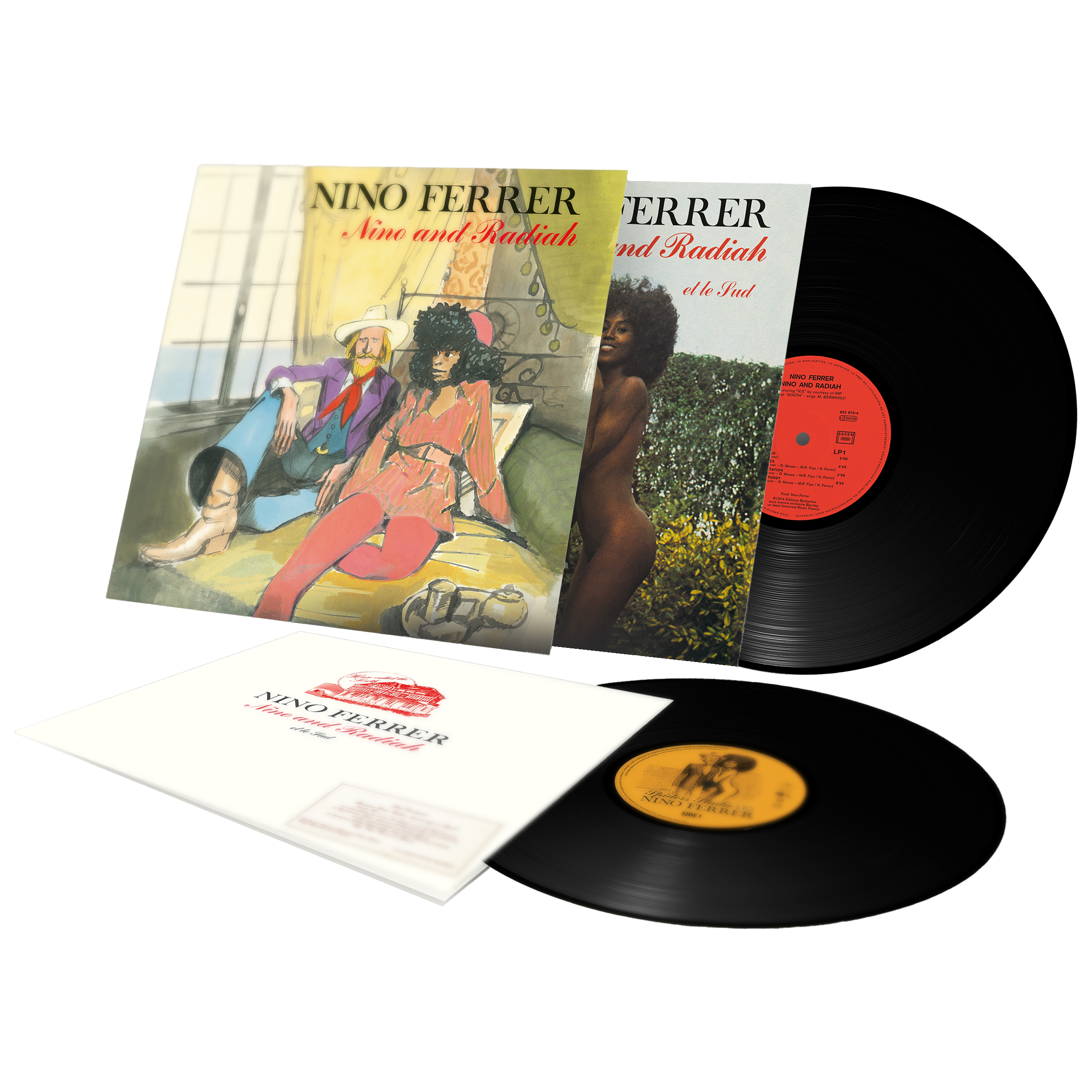 Nino Ferrer - NINO & RADIAH (Ré-édition 2024) - Double Vinyle dédicacé