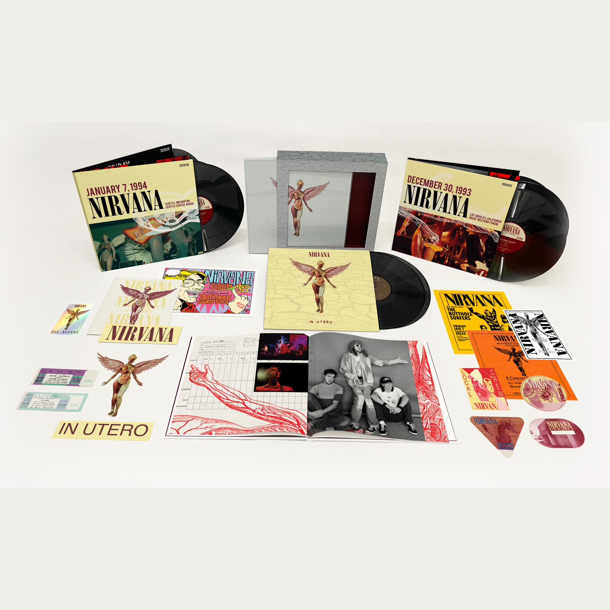 Nirvana - In Utero 30th Anniversary - Coffret 8LP