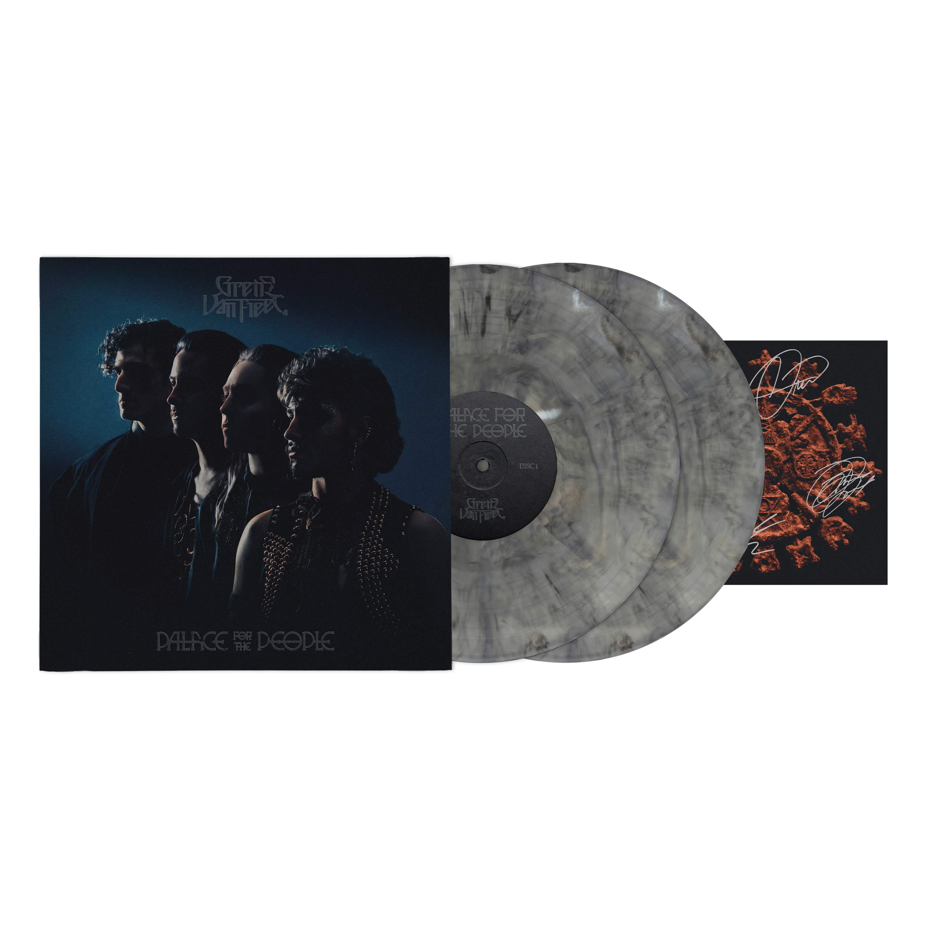 Greta Van Fleet - Palace for the People - Vinyle Oracle Variant (First Pressing) + Carte dédicacée