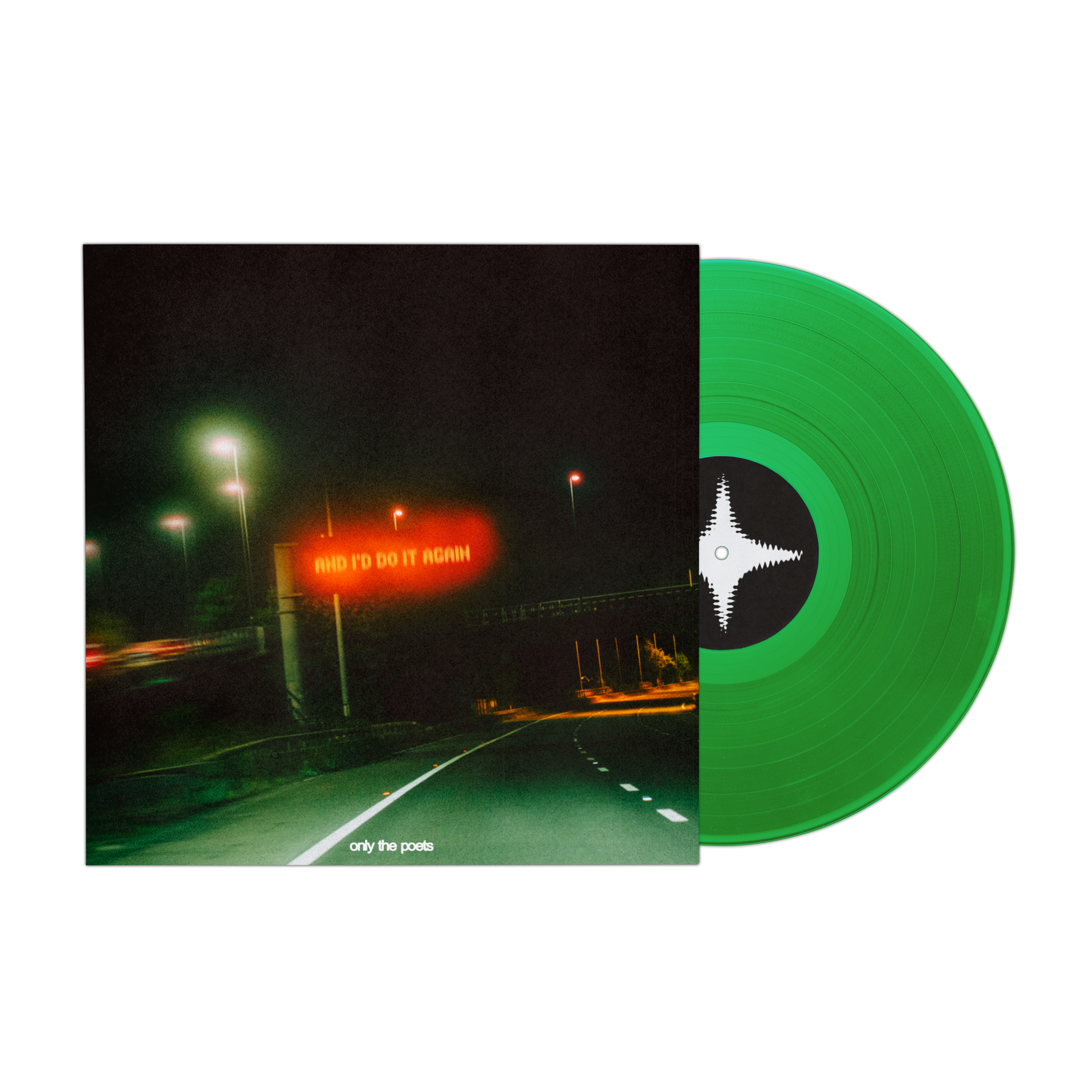 Only The Poets - and i'd do it again - Vinyle Couleur (Exclusivité store) + Artcard dédicacée