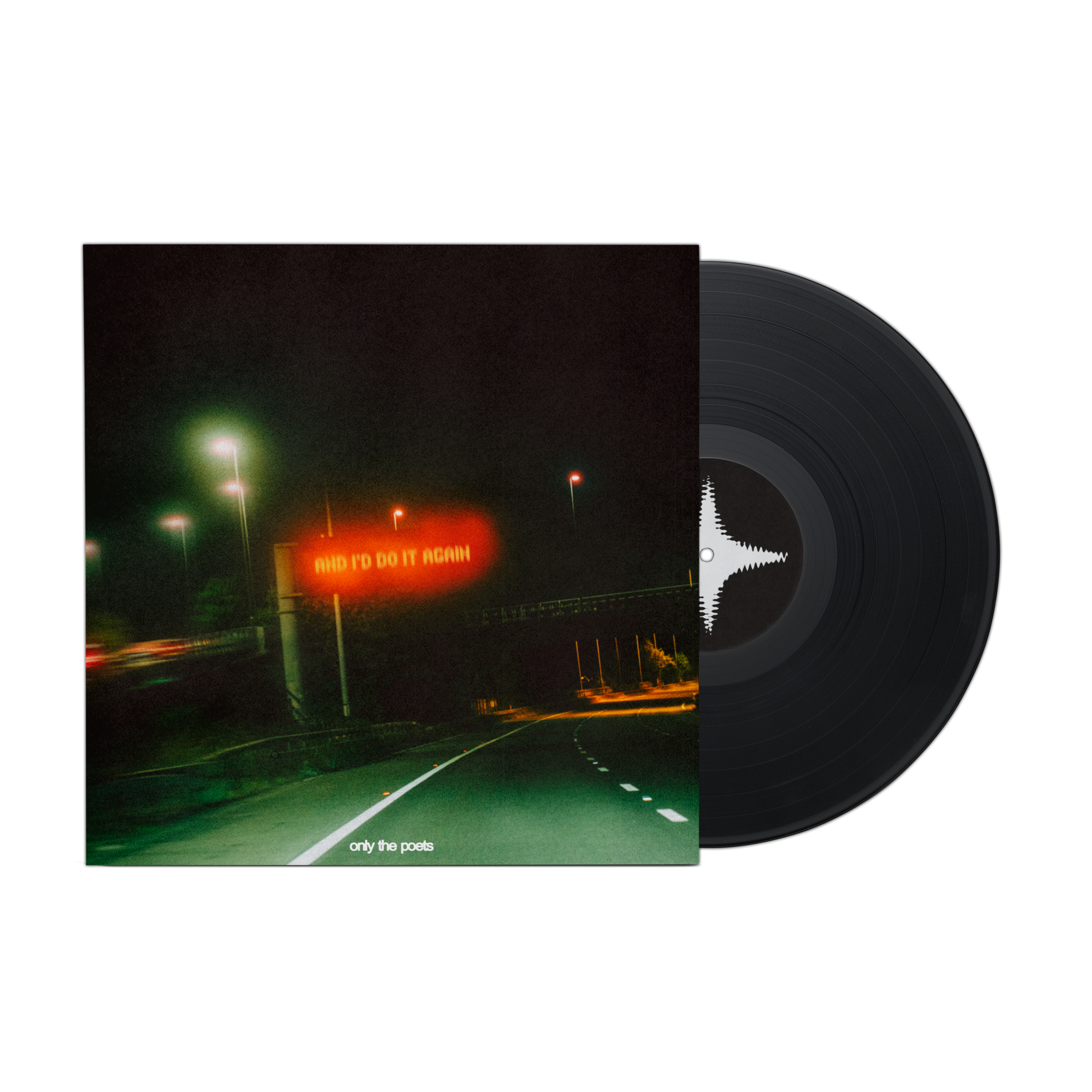 Only The Poets - and i'd do it again - Vinyle + Artcard dédicacée