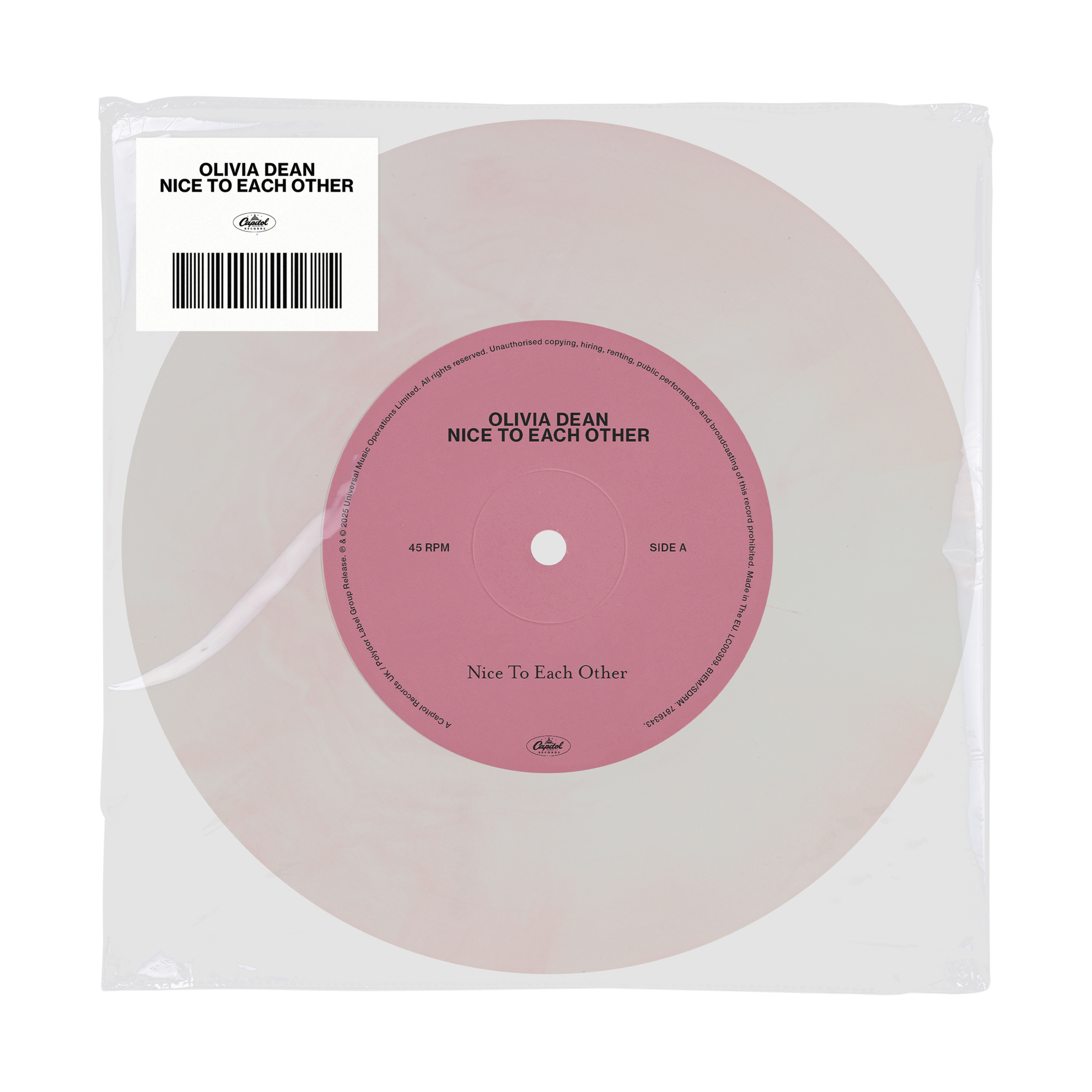 Olivia Dean - Nice To Each Other - Vinyle 45T