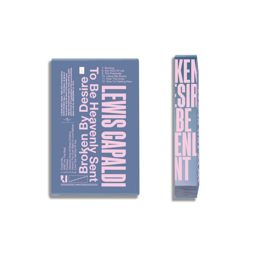 Lewis Capaldi - Broken By Desire To Be Heavenly Sent - Collectible Artwork Pink Cassette #3
