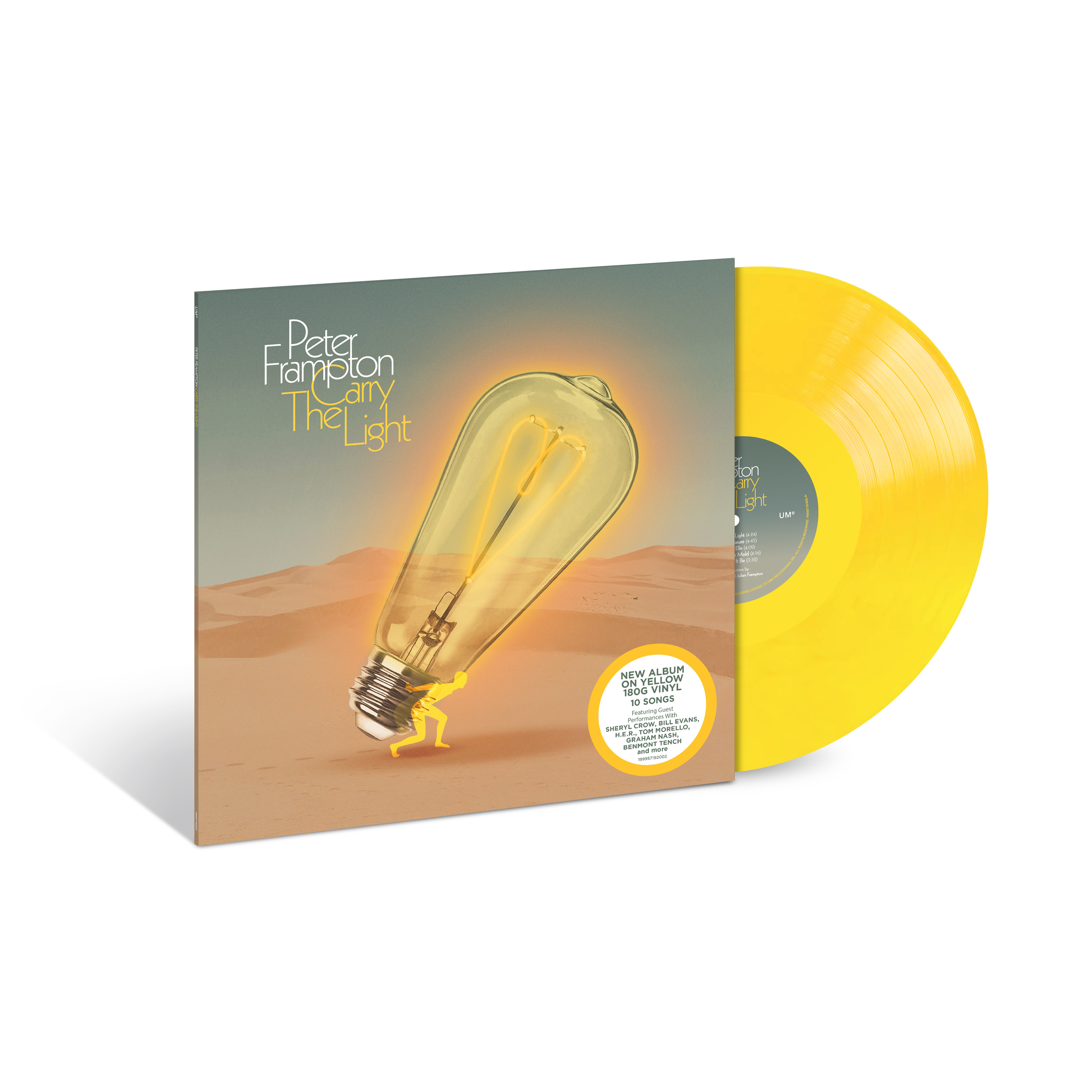Peter Frampton - Carry The Light - Vinyle Couleur Jaune