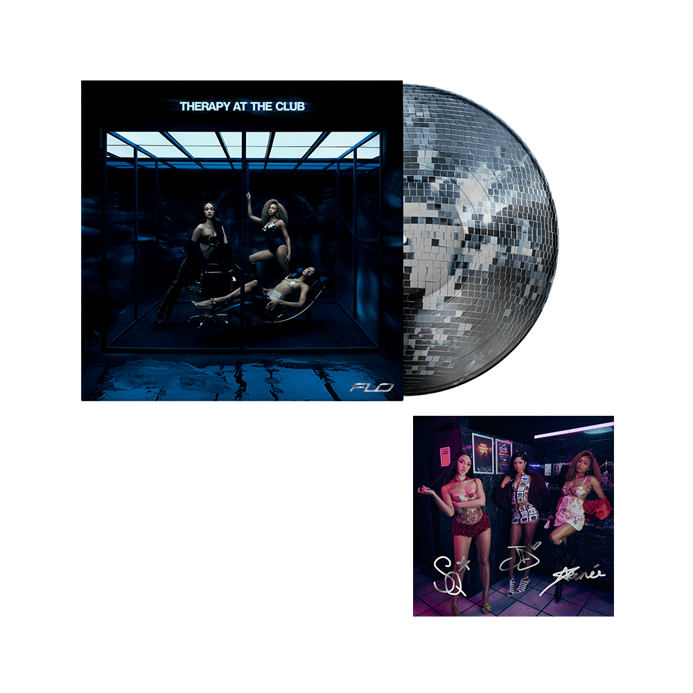 FLO - Therapy At The Club - Vinyle Picture Disc 'Disco Ball' + Artcard dédicacée
