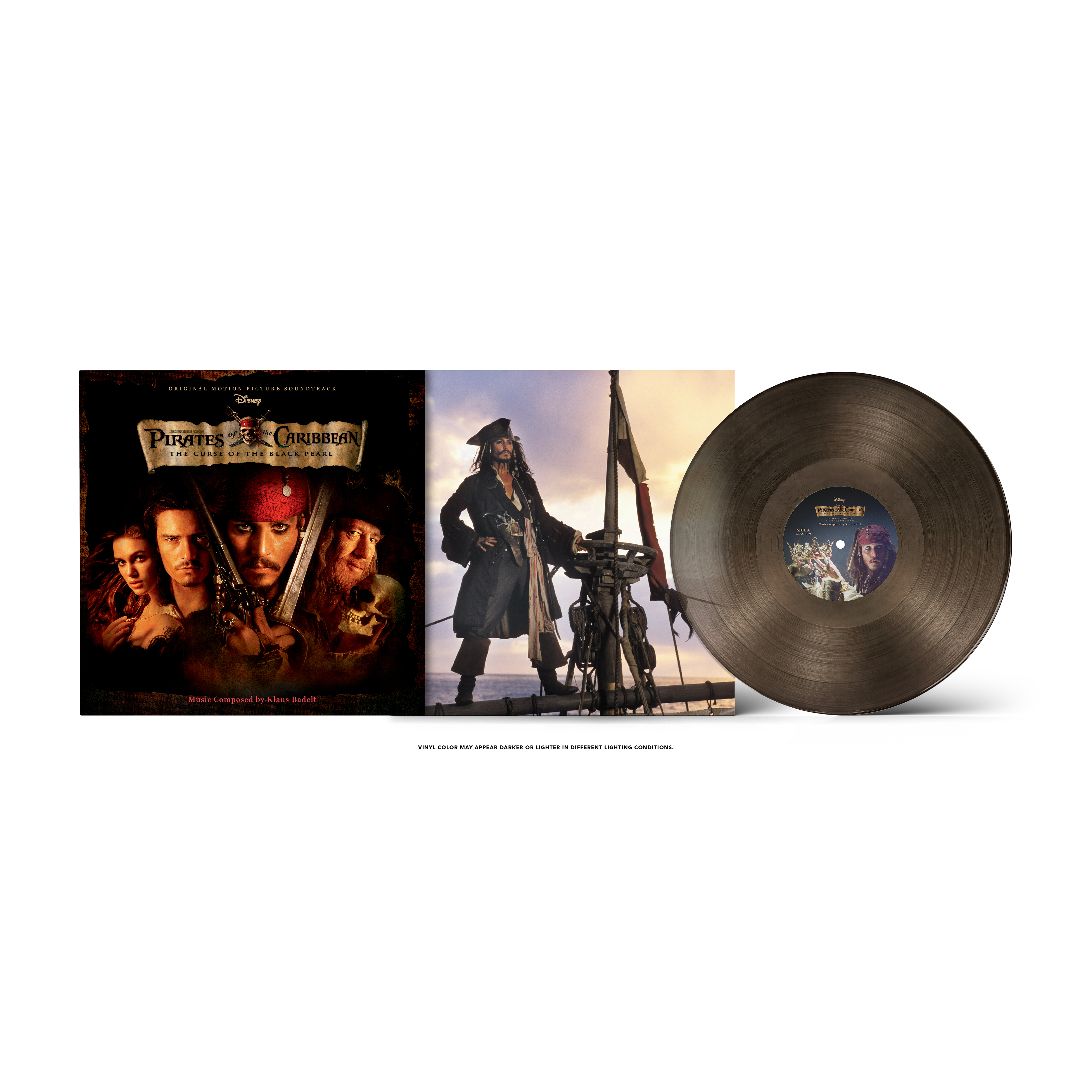 Various Artists - Pirates of the Caribbean : Curse of the Black Pearl - Vinyle "Black Ice"