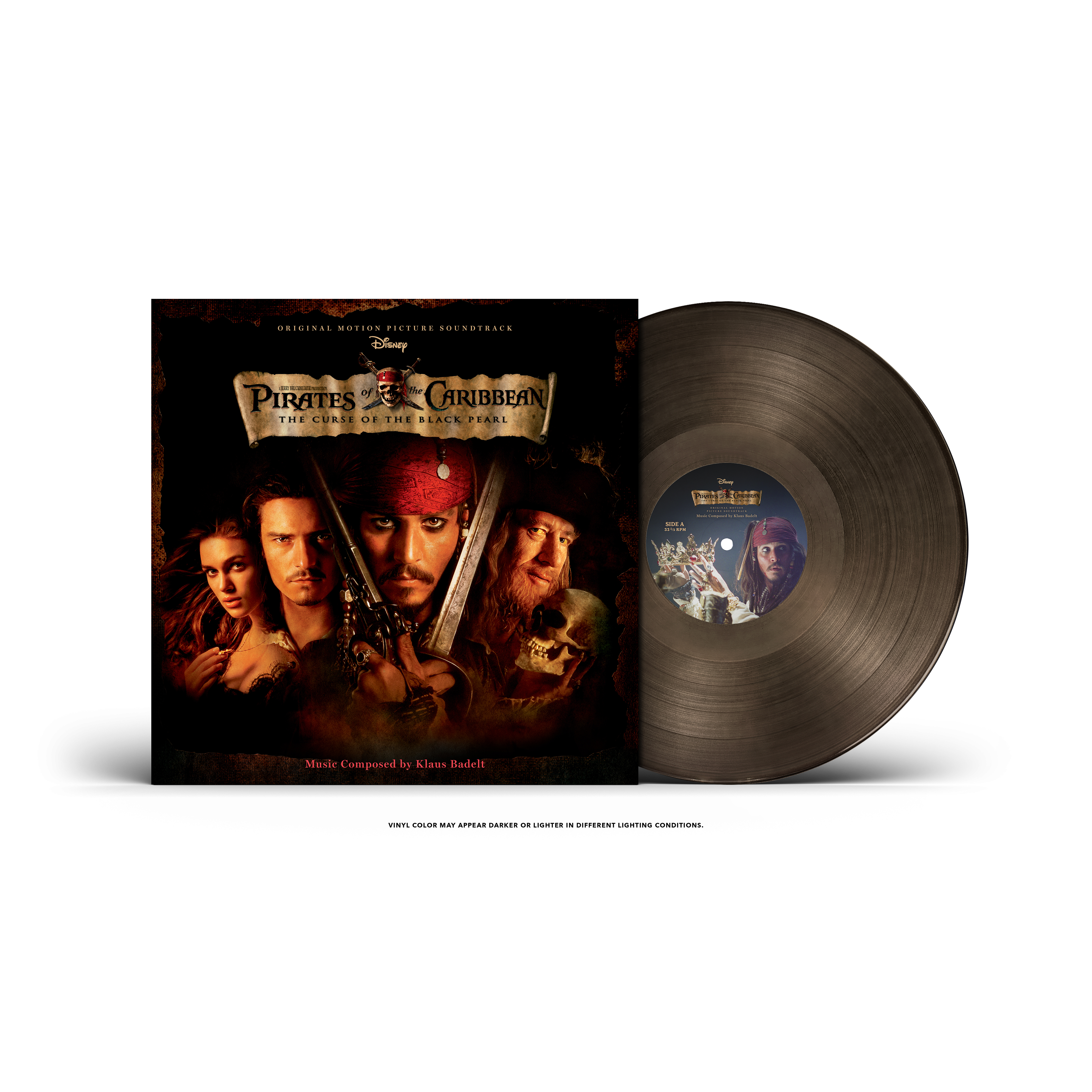 Various Artists - Pirates of the Caribbean : Curse of the Black Pearl - Vinyle "Black Ice"