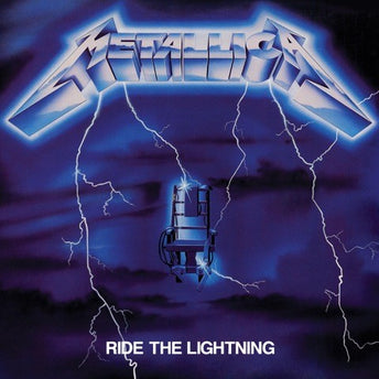 Metallica - Ride The Lightning  - Vinyle bleu