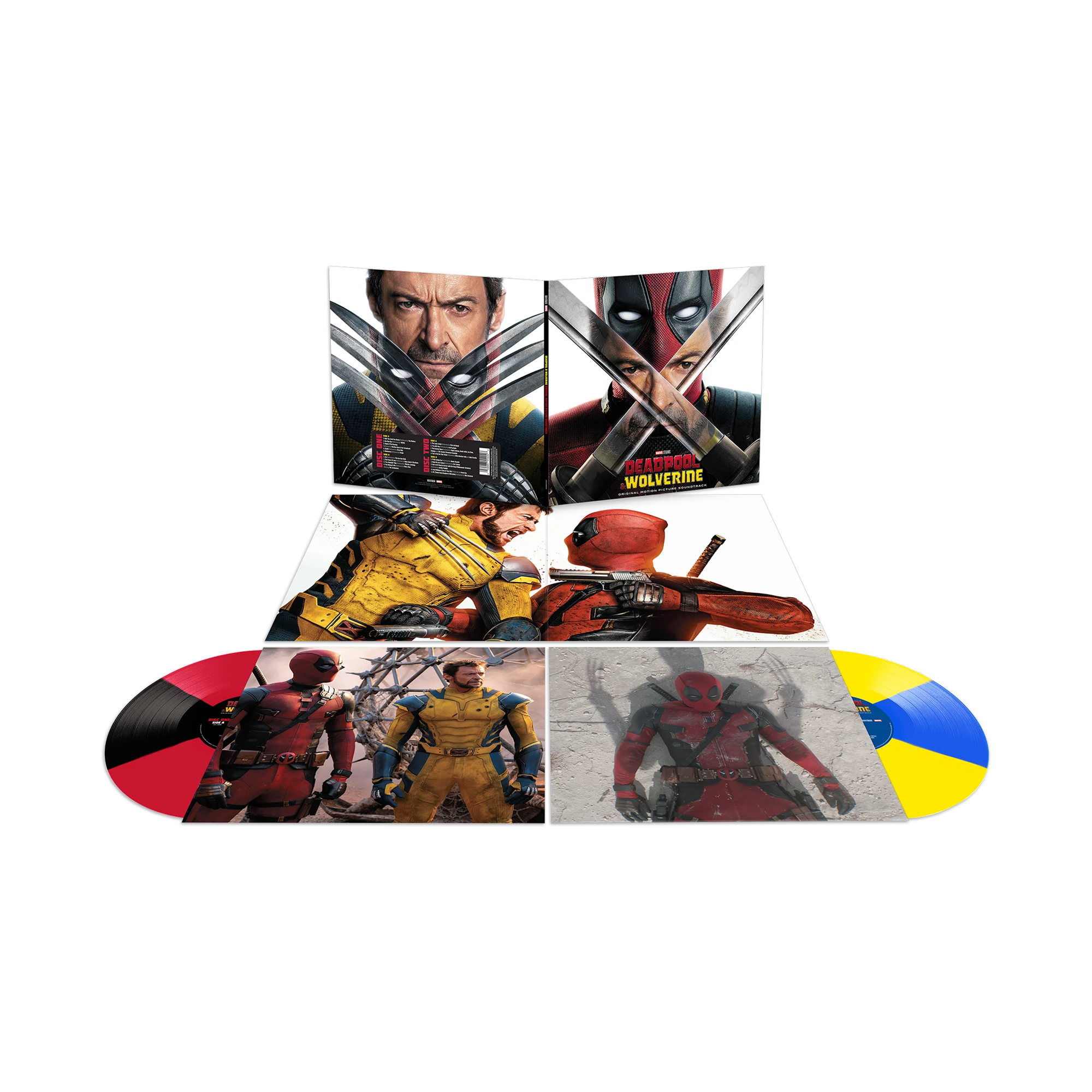 Deadpool & Wolverine (OST) - Double vinyle limité rouge/noir et jaune/bleu