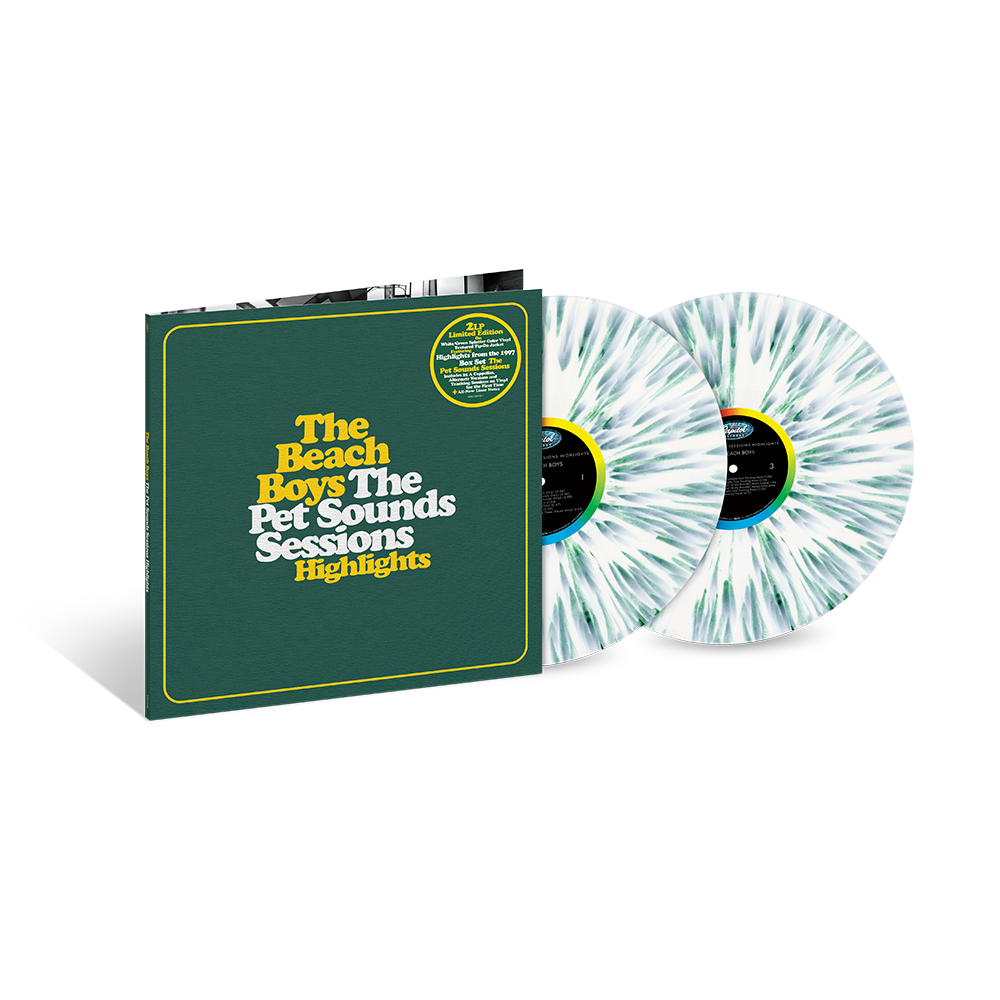 The Beach Boys - The Pet Sounds Sessions Highlights - Double Vinyle Splatter Blanc / Vert