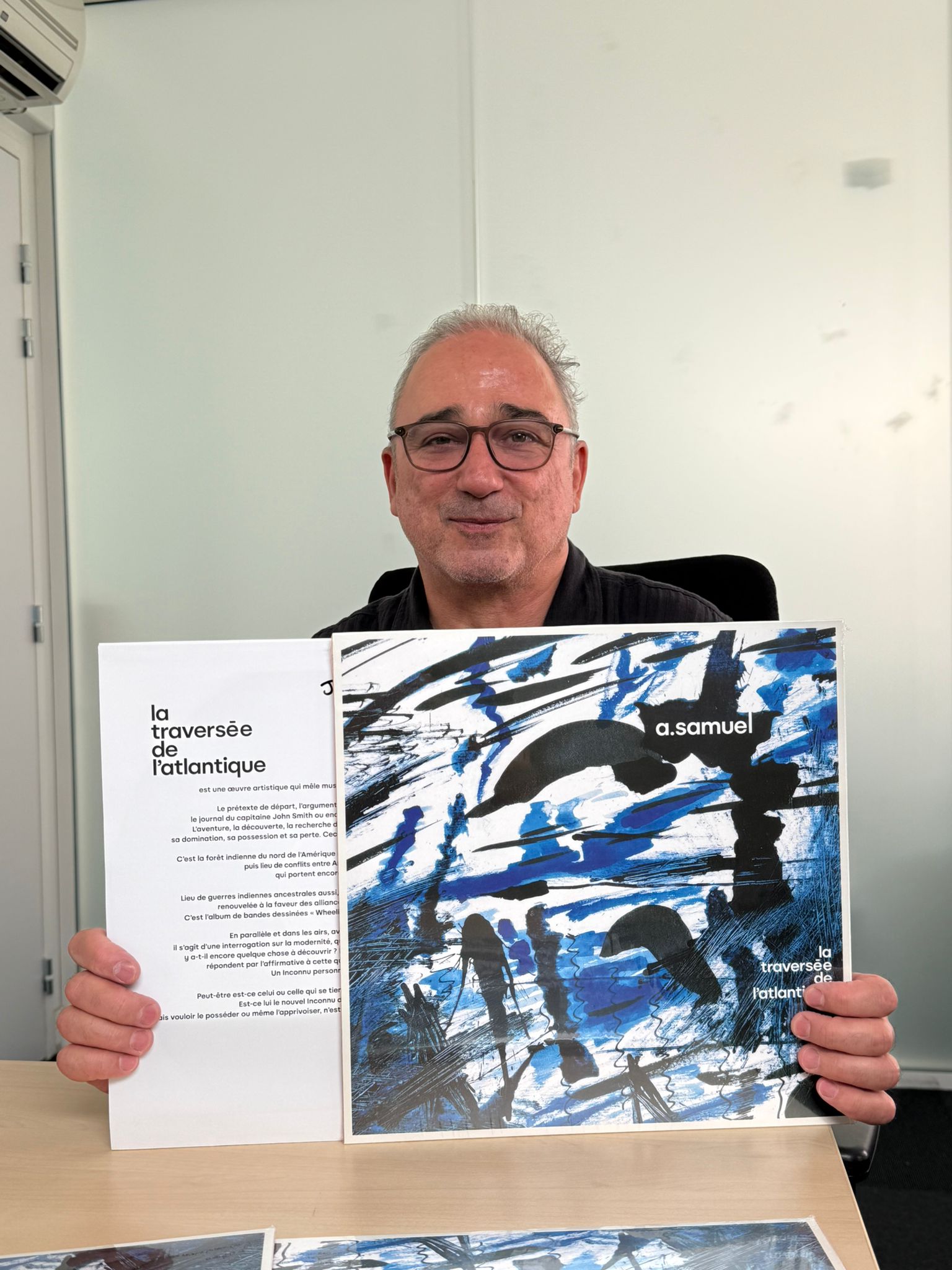 Arnaud Samuel - La traversée de l'Atlantique - Vinyle dédicacé