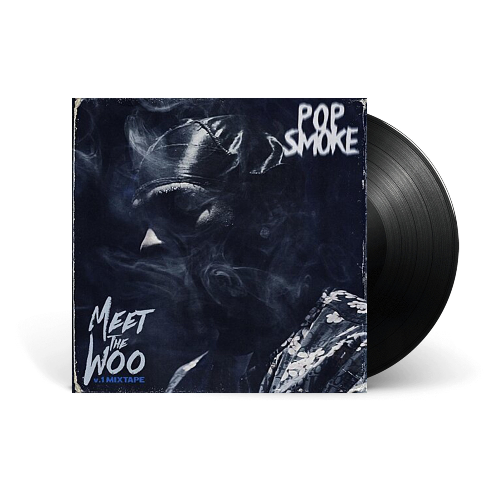 Pop Smoke - Meet The Woo - Vinyle Bleu et Noir marbré