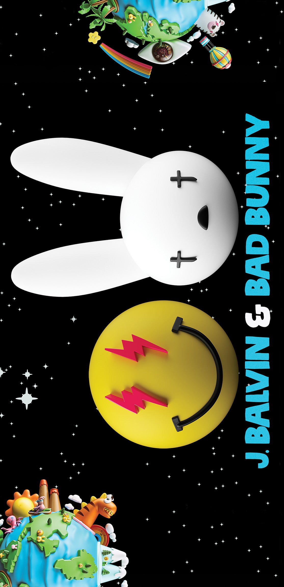 J Balvin & Bad Bunny - Oasis - Vinyle Splatter Édition Limitée