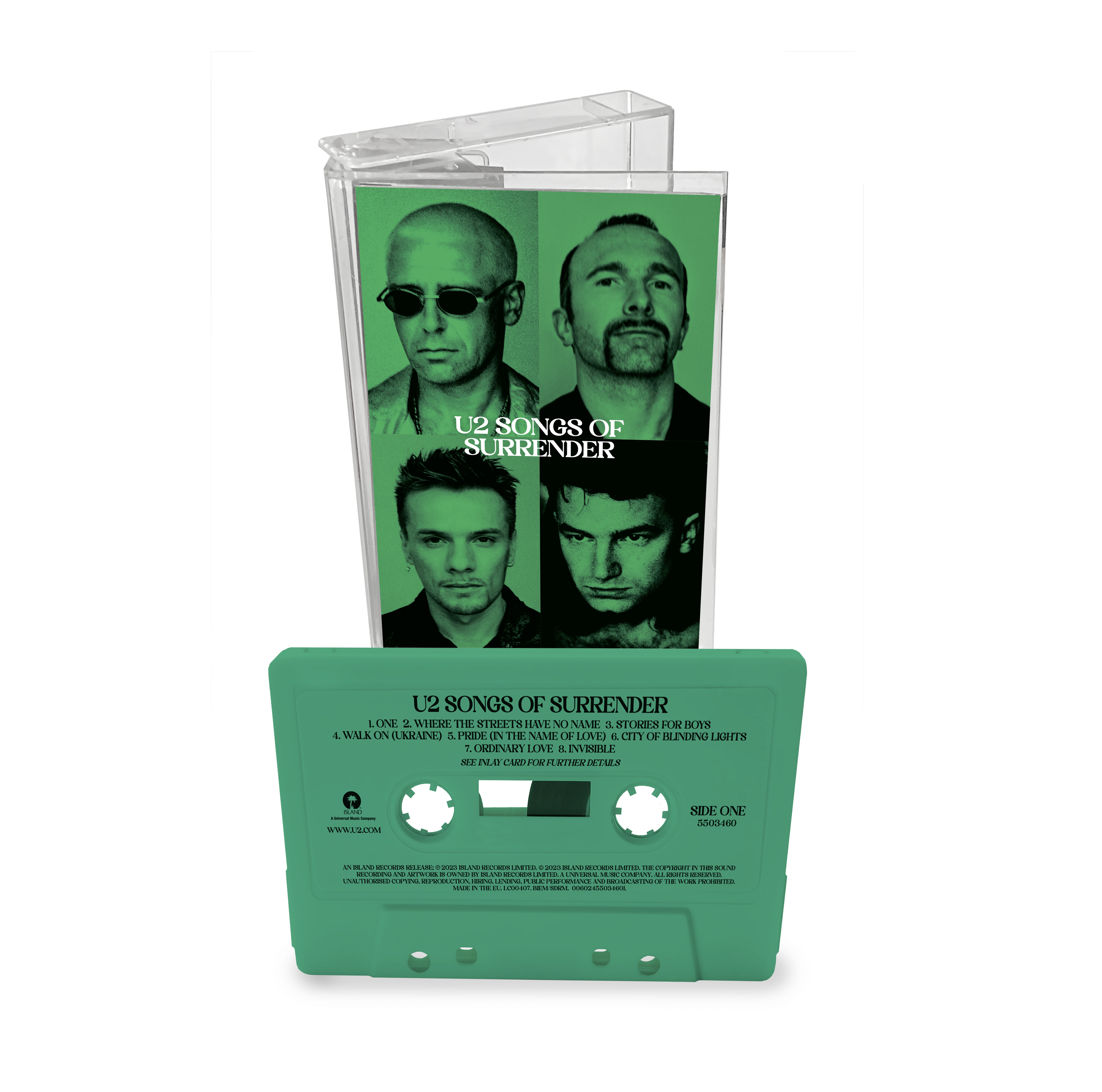 U2 - ‘Songs Of Surrender’ – Cassette Vert menthe (édition limitée)