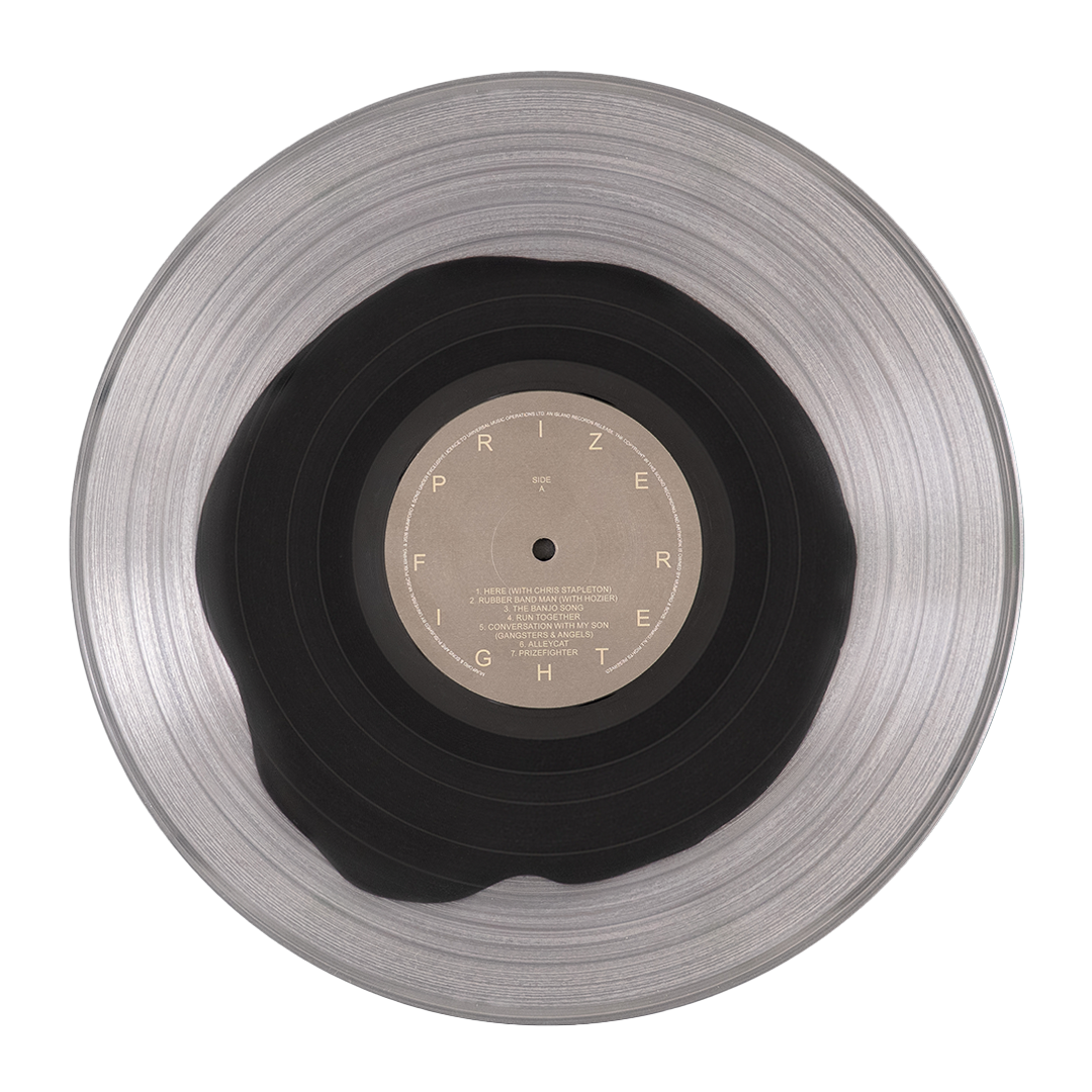 Mumford & Sons - Prizefighter - 'Clover' Black On Clear Vinyl