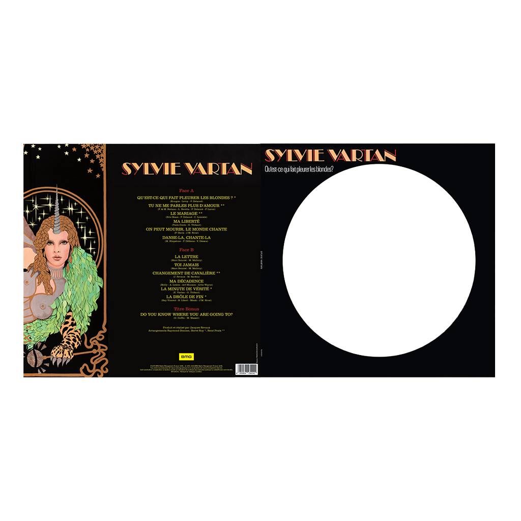 Sylvie Vartan - Qu'est-ce qui fait pleurer les blondes ? - Vinyle Picture Disc Édition Limitée (Exclusivité store)