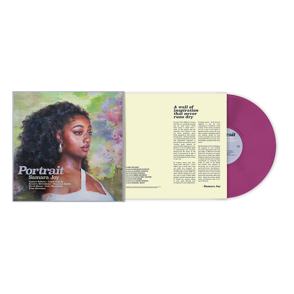 Samara Joy - Portrait - Vinyle Opaque Orchid Exclusivité Store