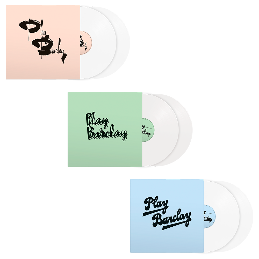Play Barclay - C'est extra (volume 1) + A la folie (volume 2) + J'adore (volume 3) - Double Vinyle Blanc