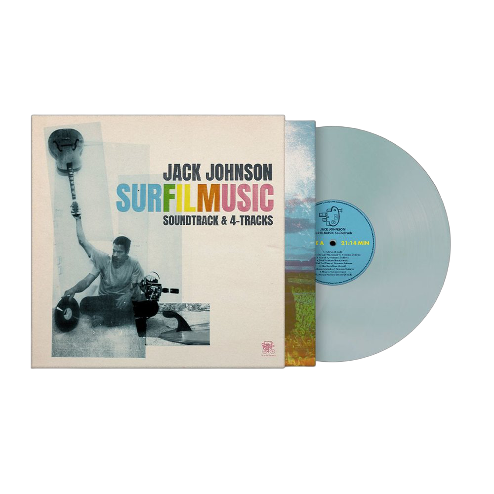 Jack Johnson - SURFILMUSIC Soundtrack & 4Tracks - Double Vinyle Bleu