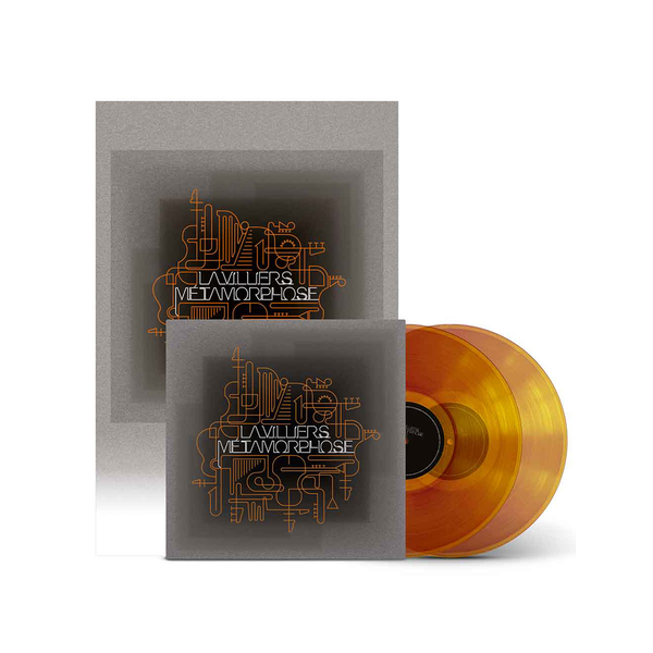 Bernard Lavilliers - Métamorphose - Pack Double Vinyle Ambre Cristal Transparent + Affiche d'art numérotée et dédicacée