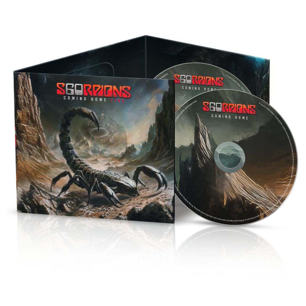 Scorpions - Coming Home Live - Double CD + T-shirt "Soixante ans de Rock'n'Roll"