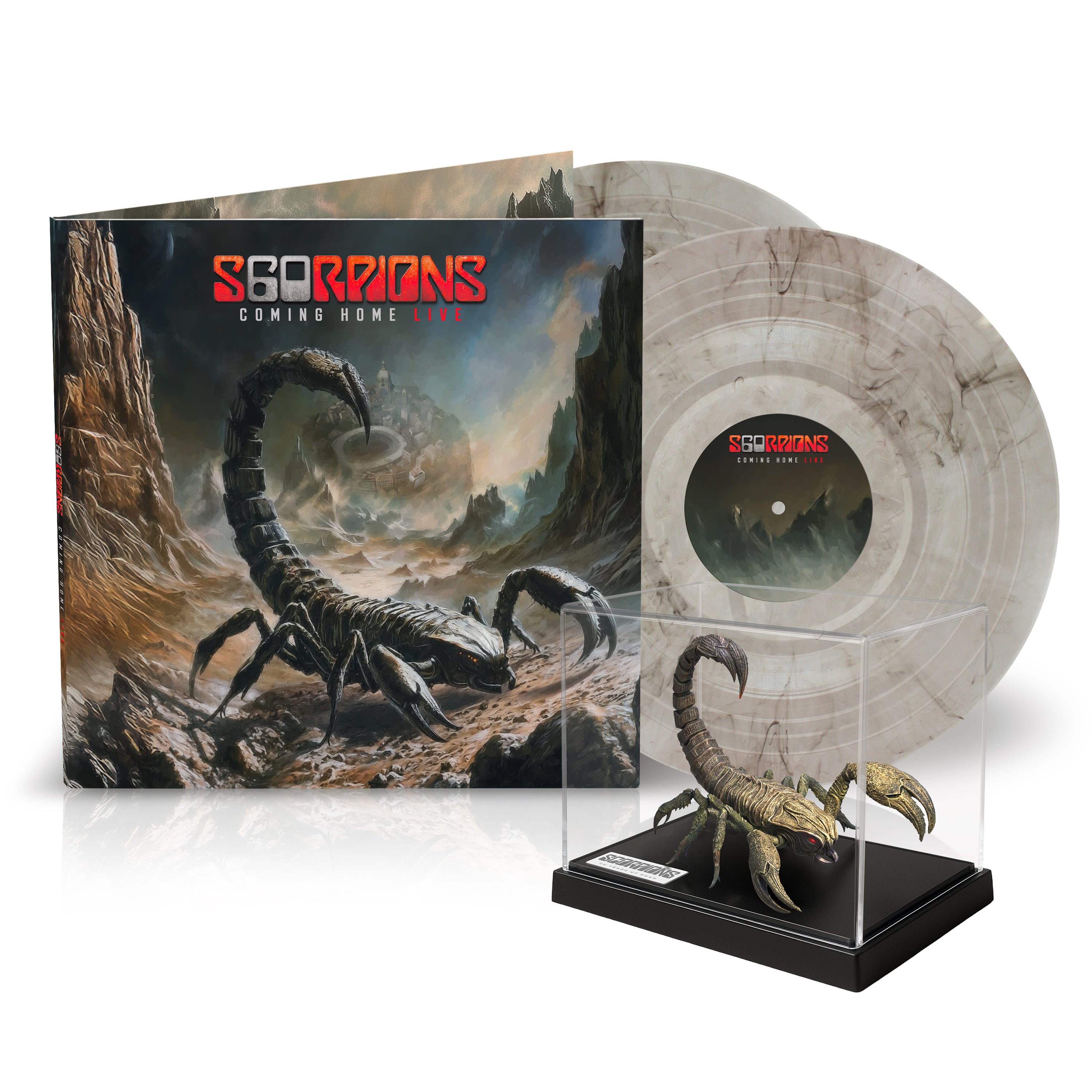 Scorpions - Coming Home Live - Double Vinyle Couleur + Figurine Collector