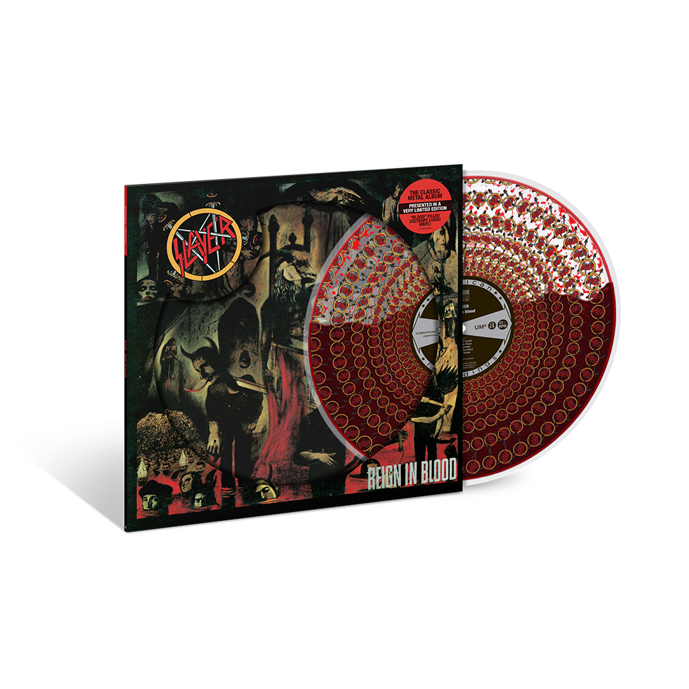 Slayer - Reign In Blood 40th - Vinyle Zoetrope "Blood" Filled