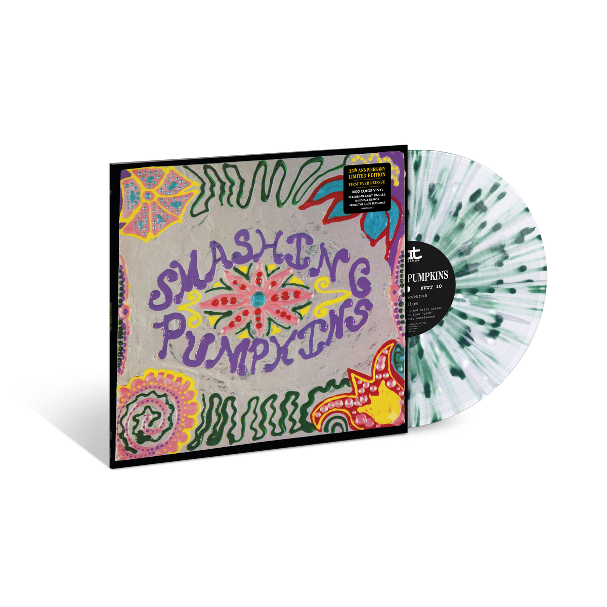 The Smashing Pumpkins - Lull (35th Anniversary) - Vinyle Splatter Transparent 'Green & White'