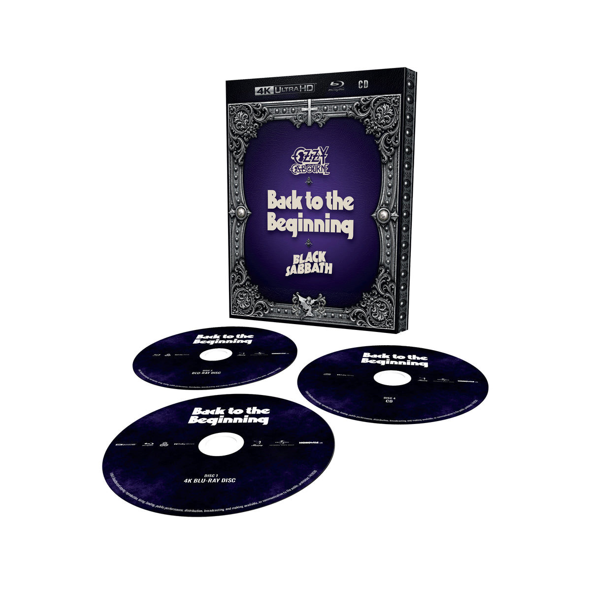 Ozzy Osbourne & Black Sabbath - Back To The Beginning - CD / 2 Blu-Ray