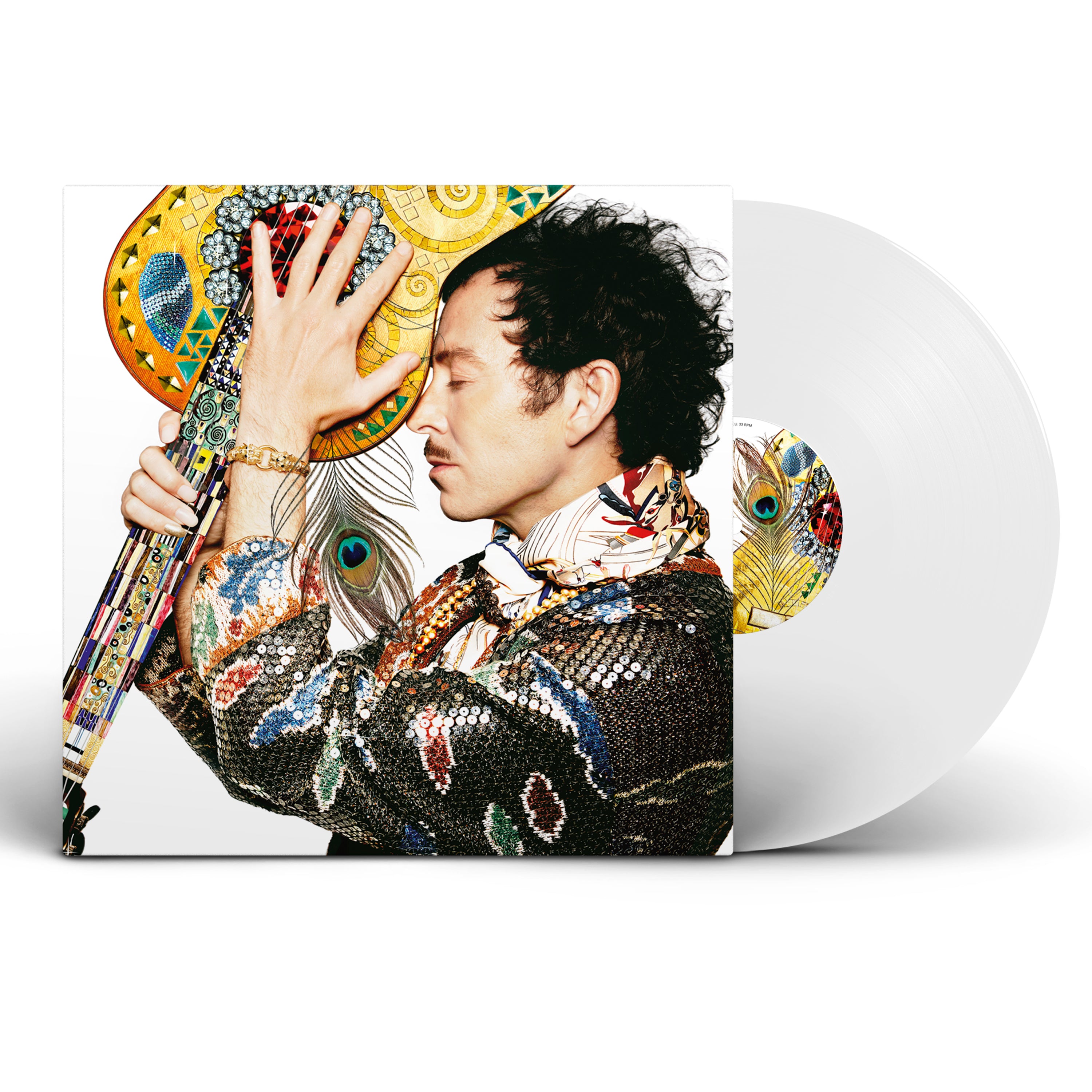 Thibault Cauvin - Alter Ego - Pack Exclusif Vinyle Blanc Dédicacé + Foulard + Photo Aléatoire