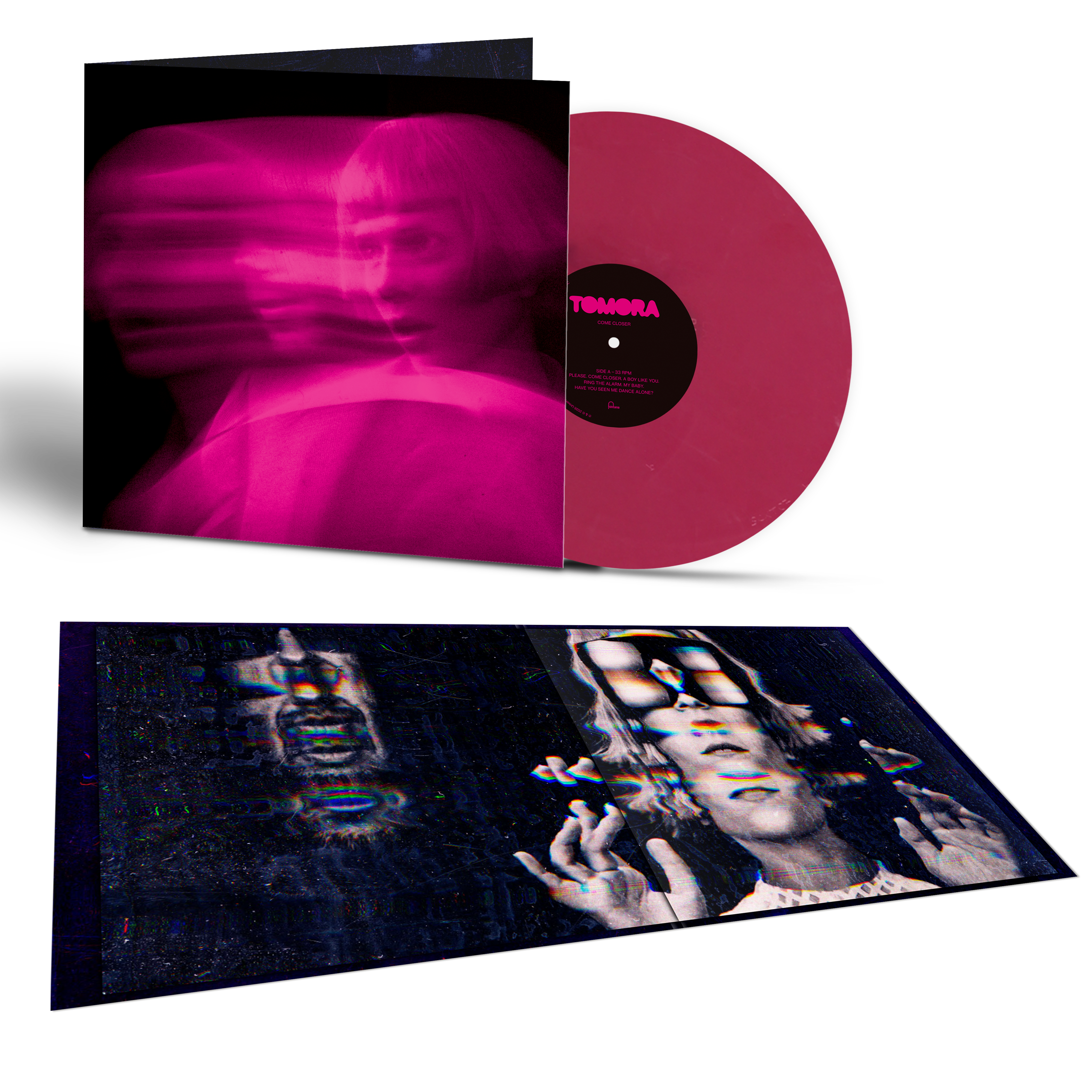 TOMORA - COME CLOSER - Pink Nebula Vinyl