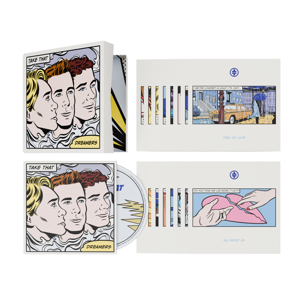 Take That - Dreamers - CD Édition Deluxe + Artcard dédicacée