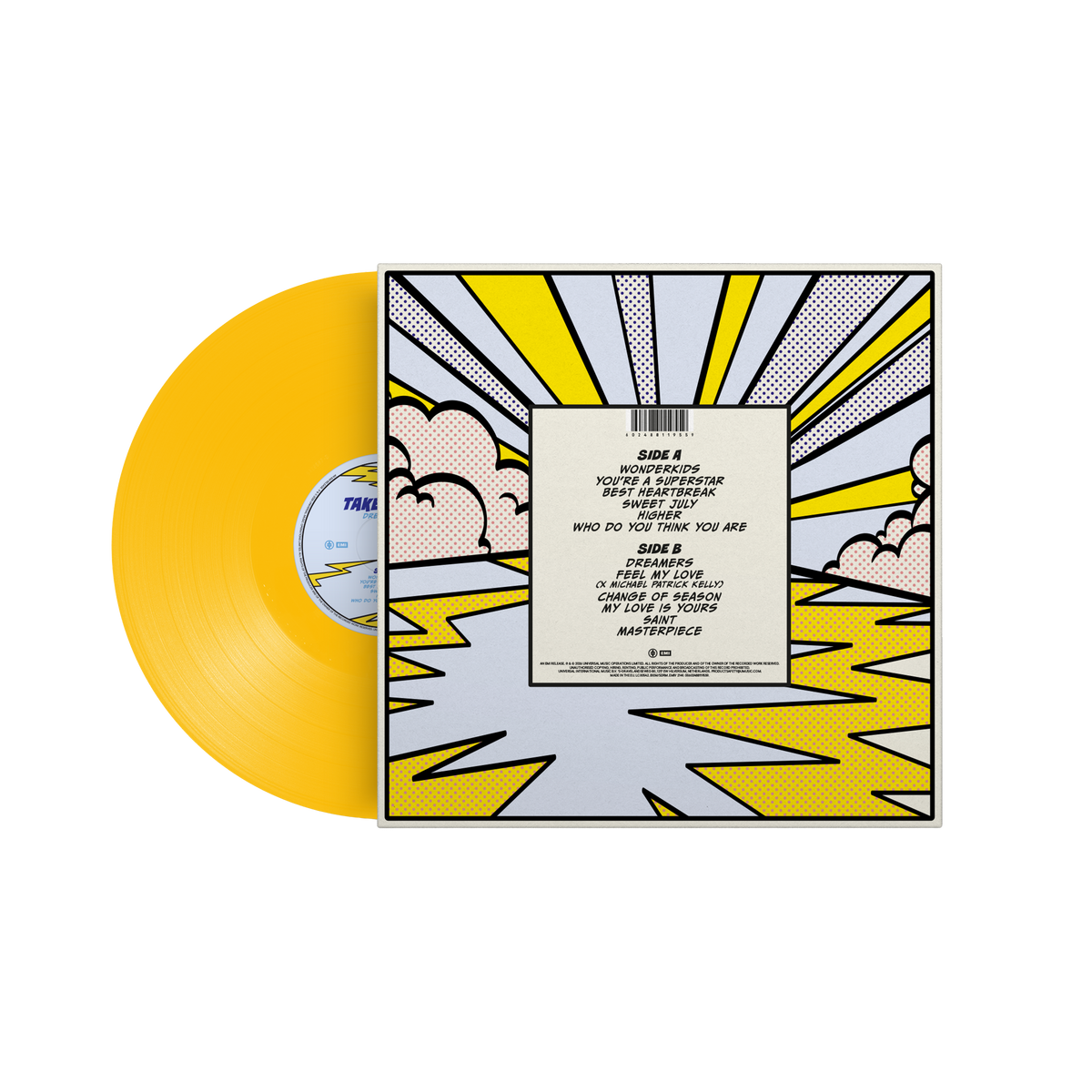 Take That - Dreamers - Vinyle Jaune Édition Limitée (Exclusivité store)