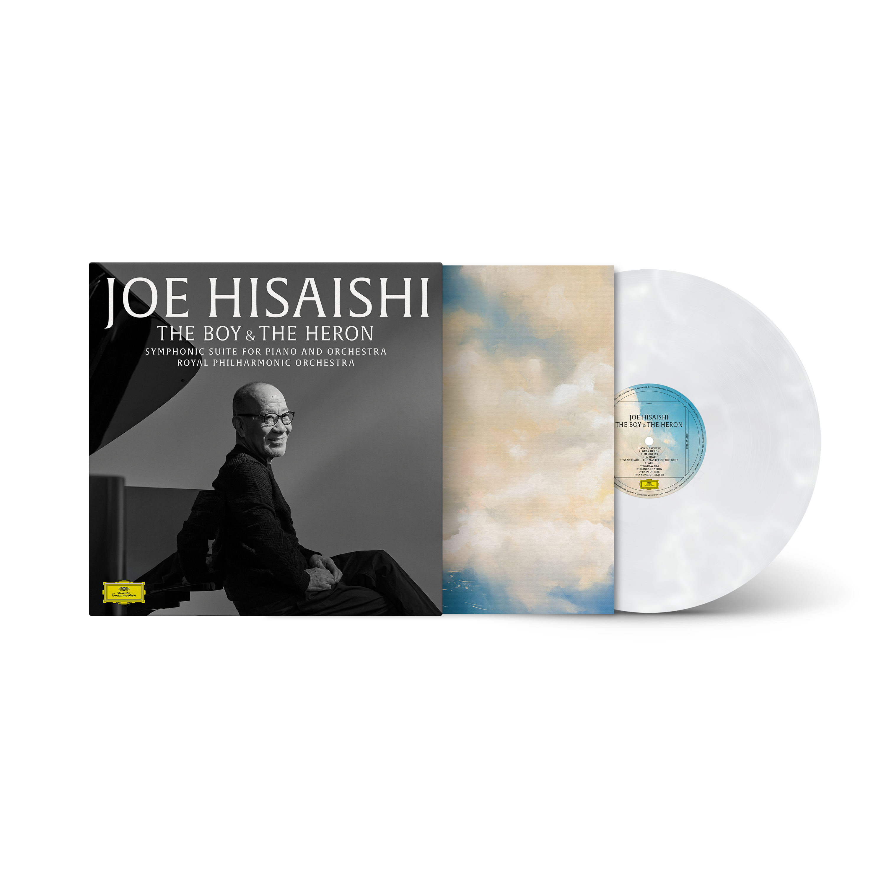 Joe Hisaishi, Royal Philharmonic Orchestra - The Boy and the Heron: Symphonic Suite for piano and orchestra - Vinyle Blanc Marbré