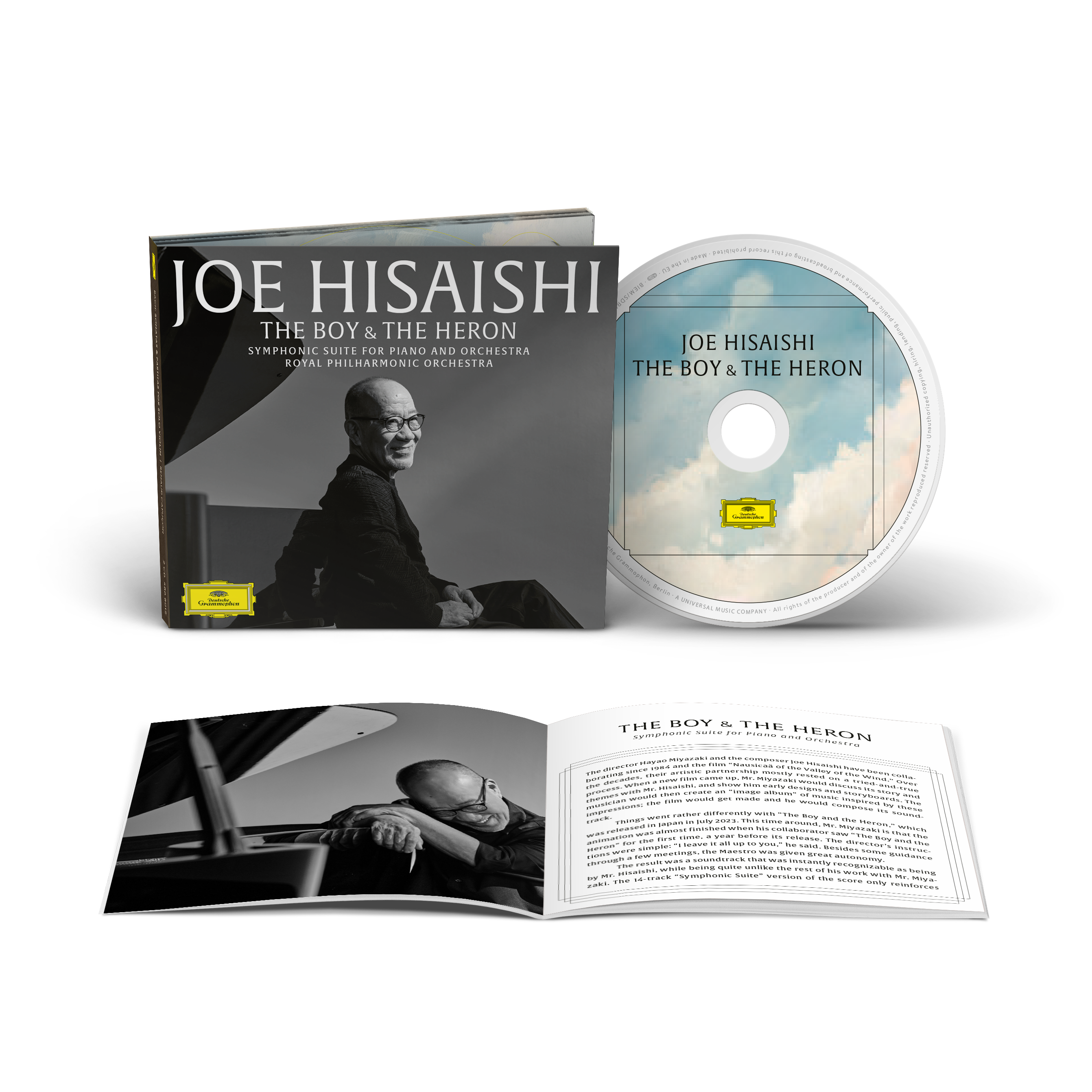 Joe Hisaishi, Royal Philharmonic Orchestra - The Boy and the Heron: Symphonic Suite for piano and orchestra - CD