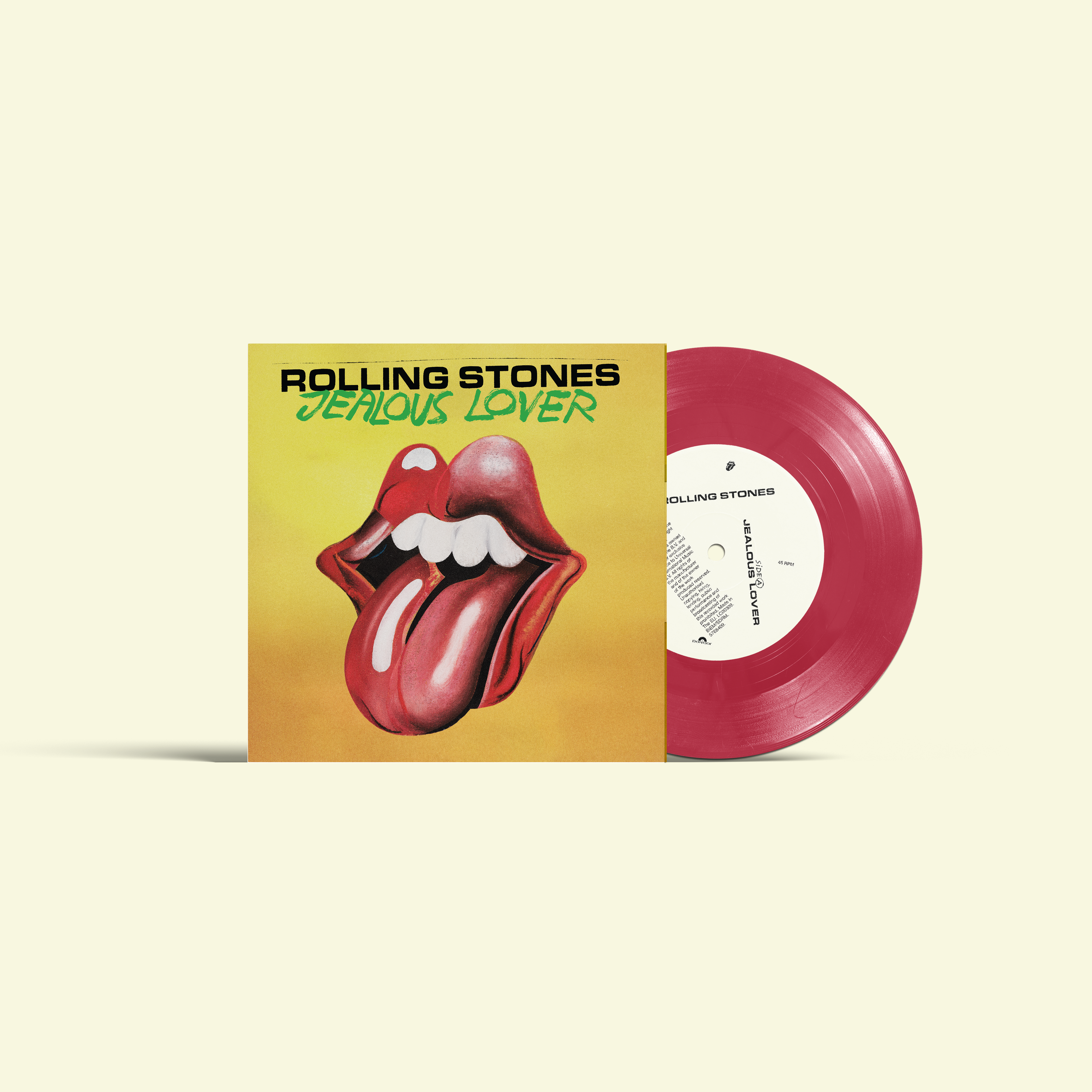 The Rolling Stones - Jealous Lover 7" Single - Vinyle 7"