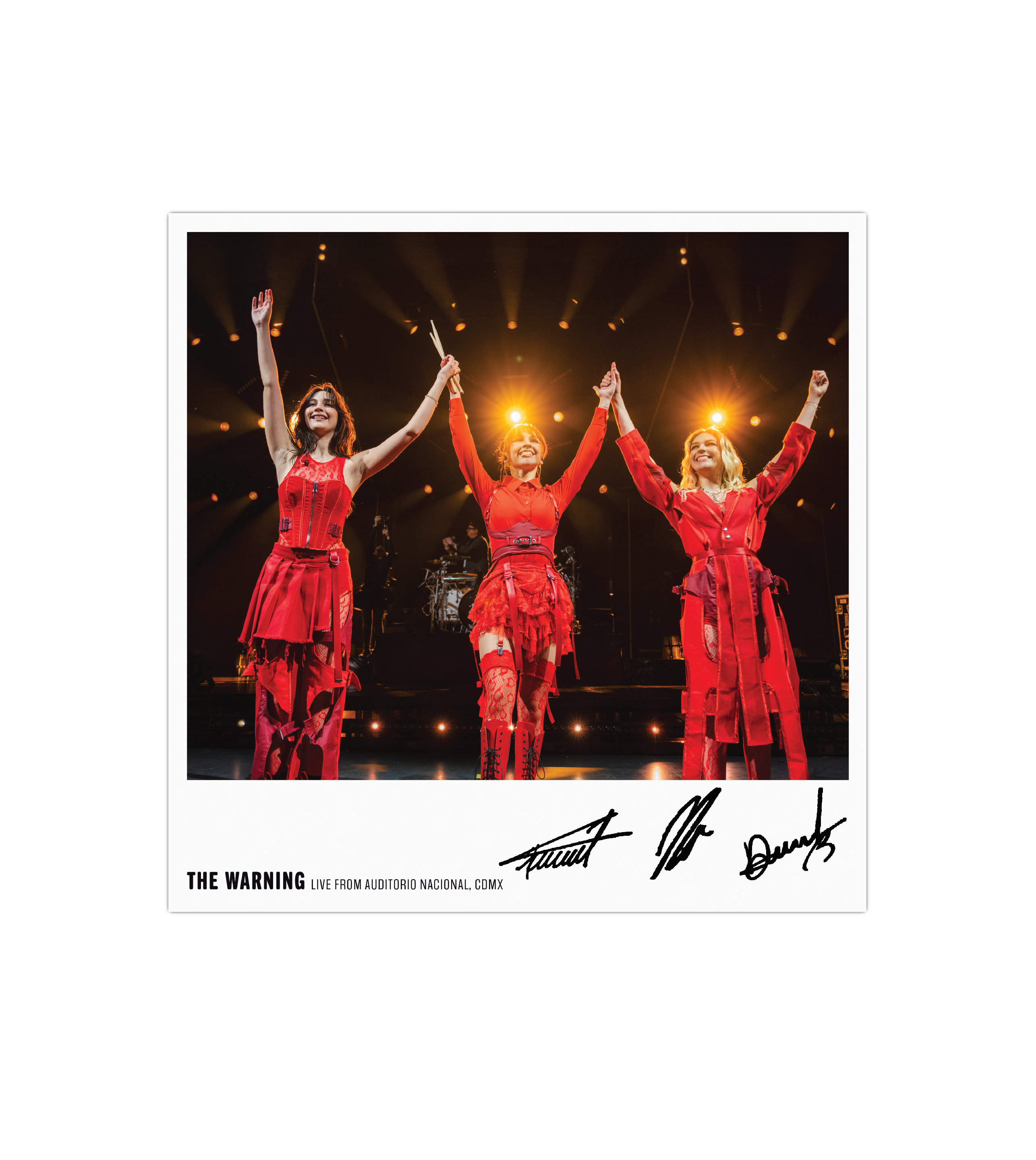The Warning - Live From Auditorio Nacional, CDMX - Double Vinyle (Ente Ver.) Opaque White + Exclusive Booklet + Artcard dédicacée