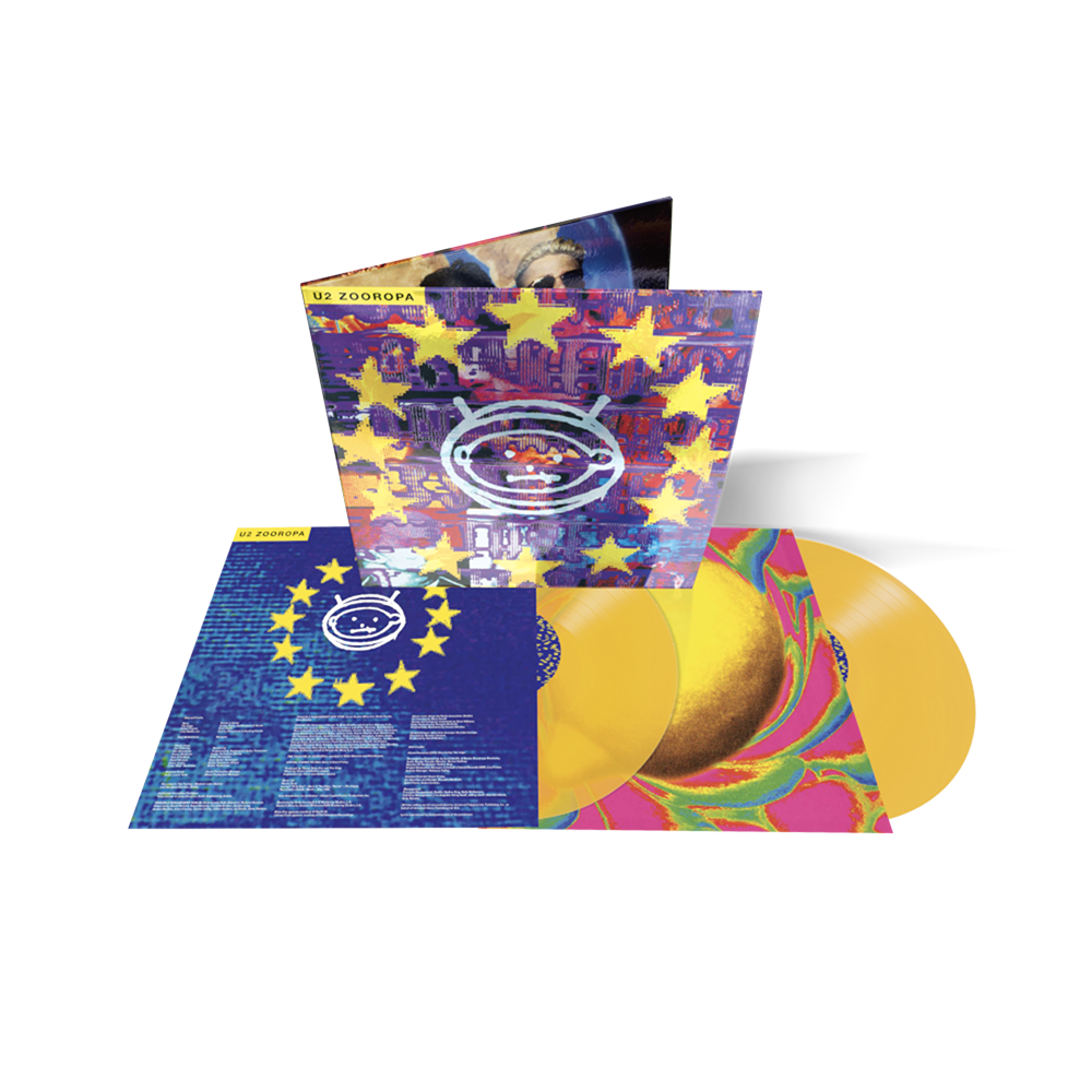 U2 - Zooropa - Double vinyle Jaune Transparent (Édition Limitée)