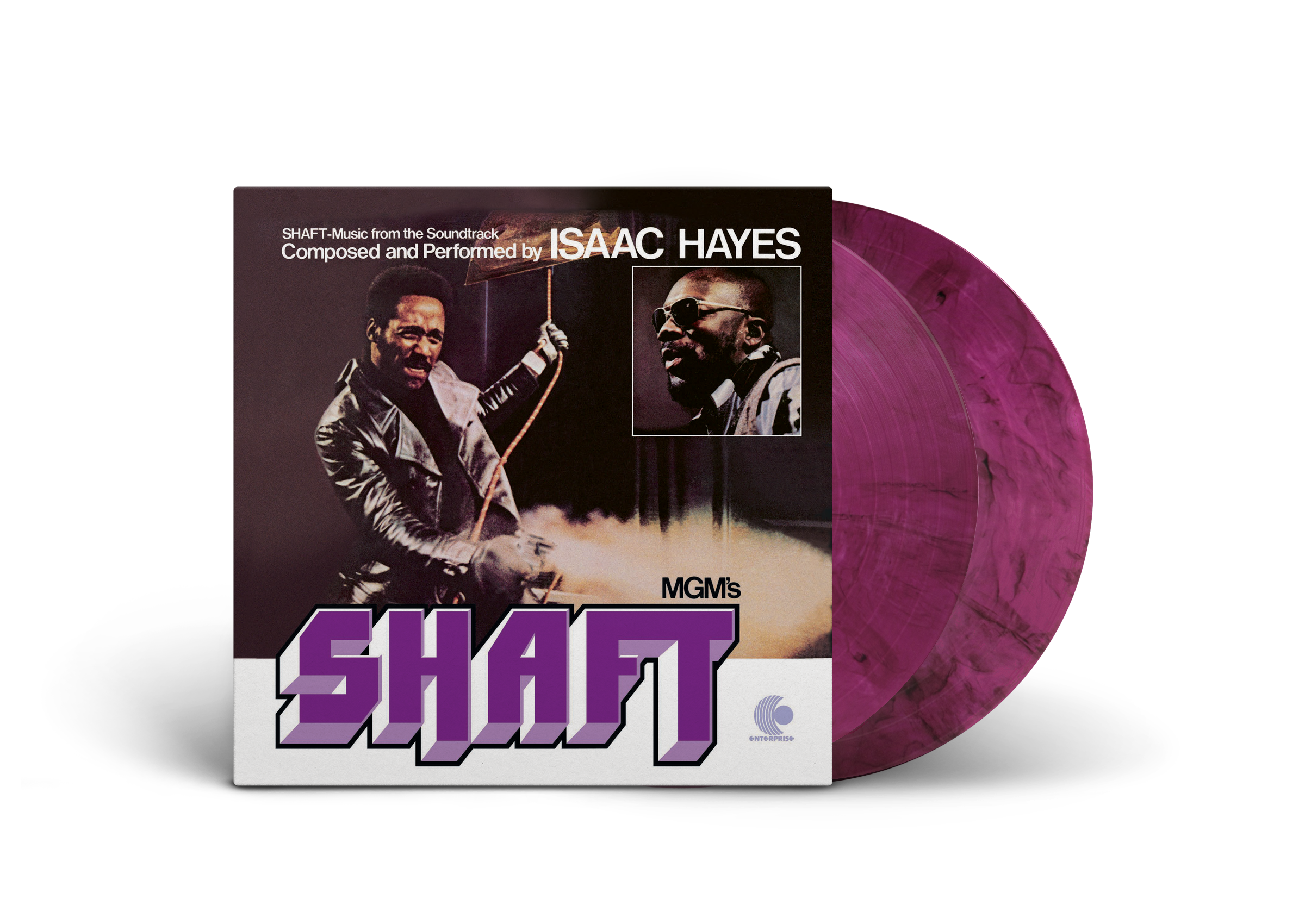 Isaac Hayes - Shaft - Double Vinyle Violet 'Purple Smoke'