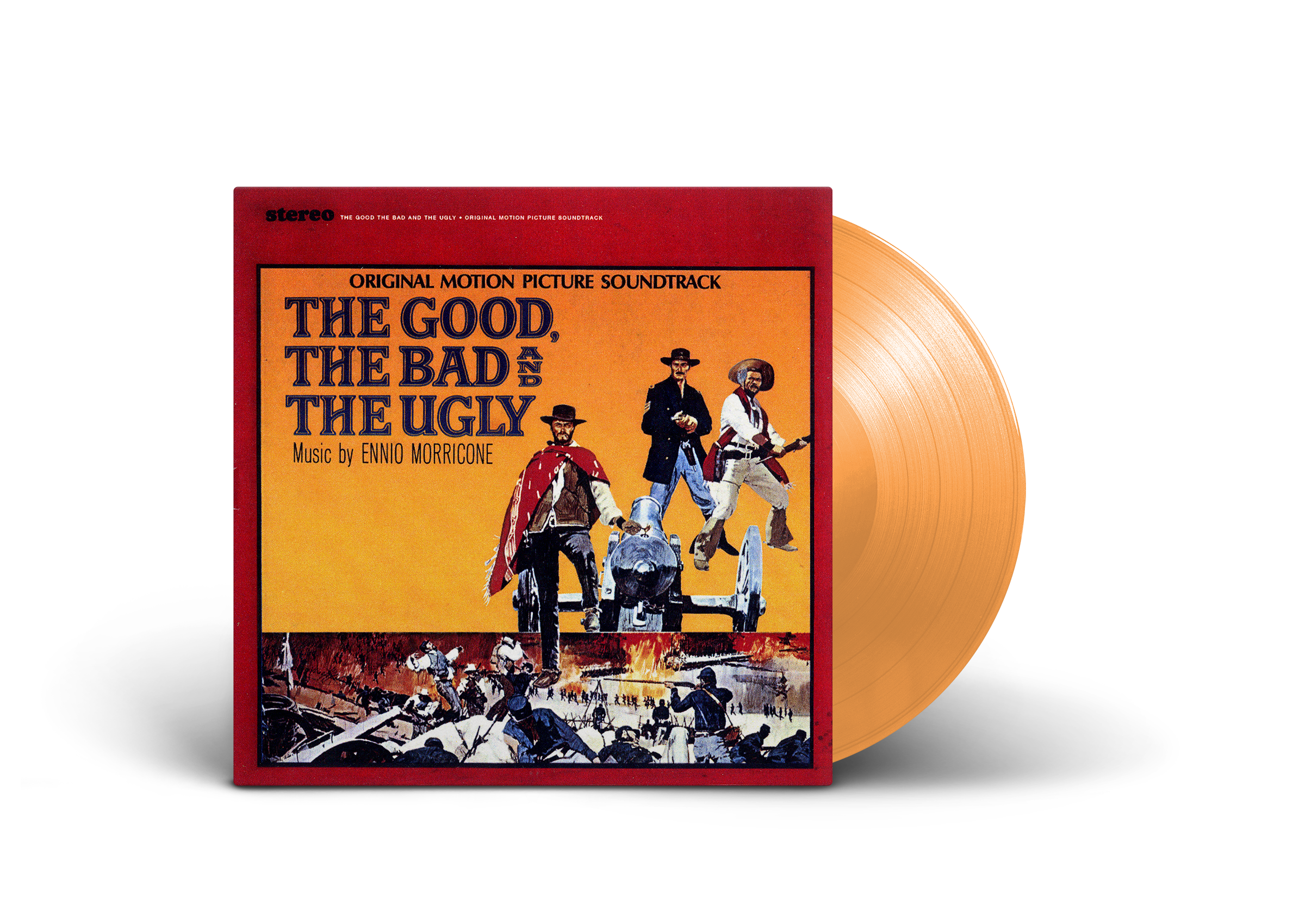 Ennio Morricone - The Good, The Bad and The Ugly - Vinyle Orange