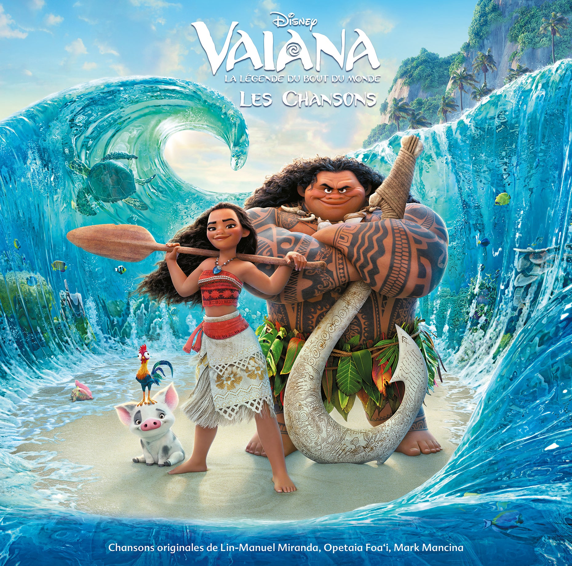 Multi-artistes - Vaiana : Les Chansons - Vinyle Bleu Opaque