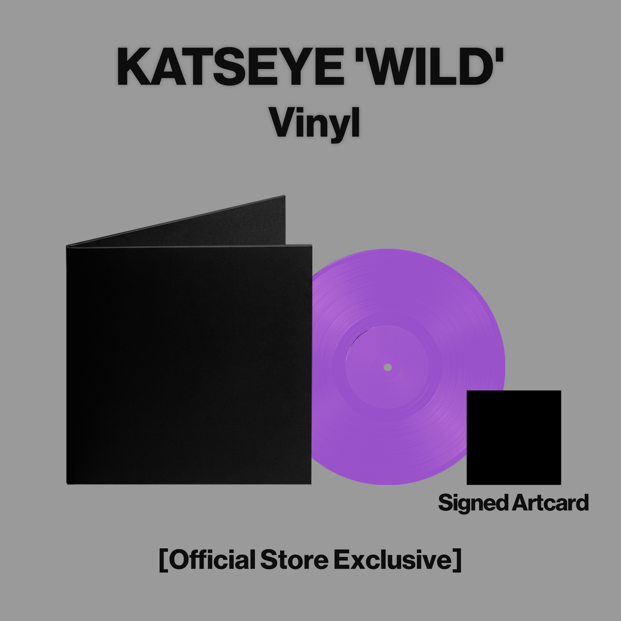KATSEYE - WILD - Vinyle Exclusivité store + Artcard dédicacée