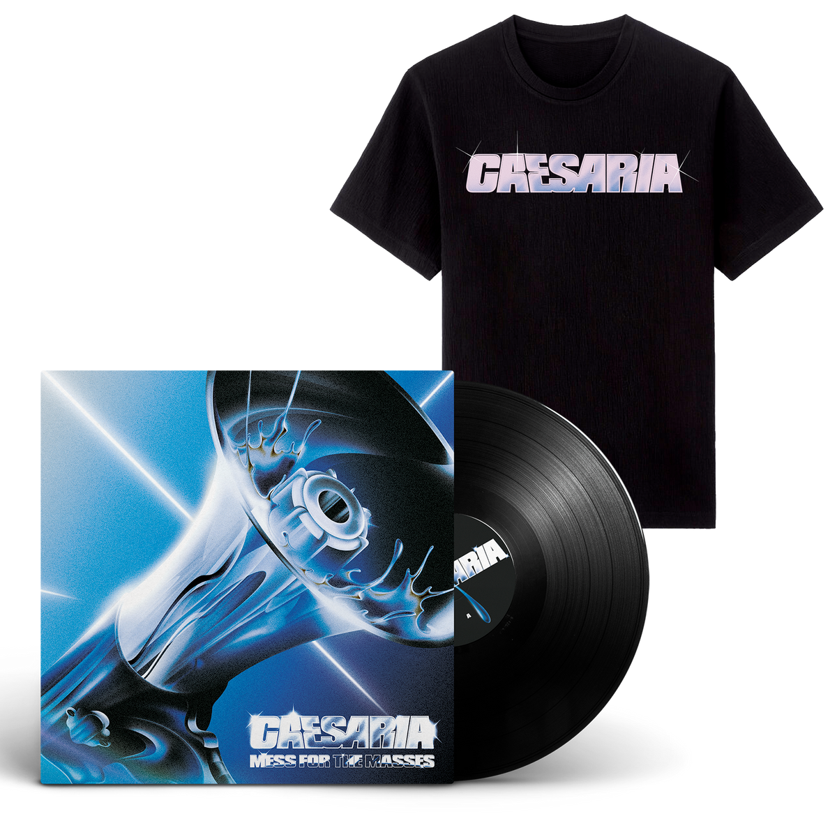 Caesaria - Mess For The Masses - Vinyle Noir + T-Shirt Noir