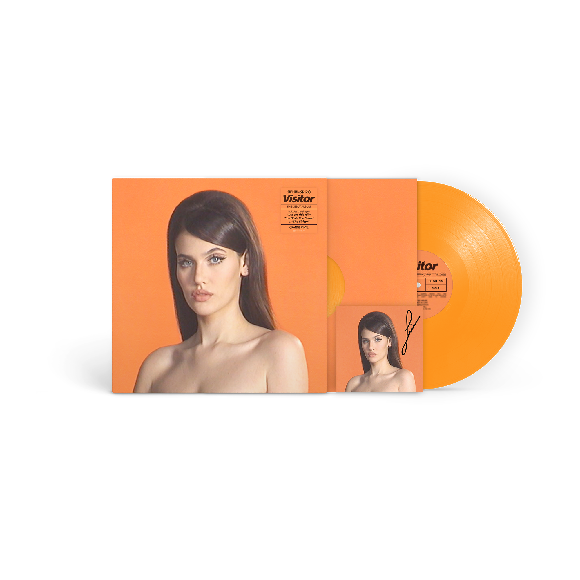Sienna Spiro - Visitor - Vinyle 'Tangerine' + Artcard dédicacée