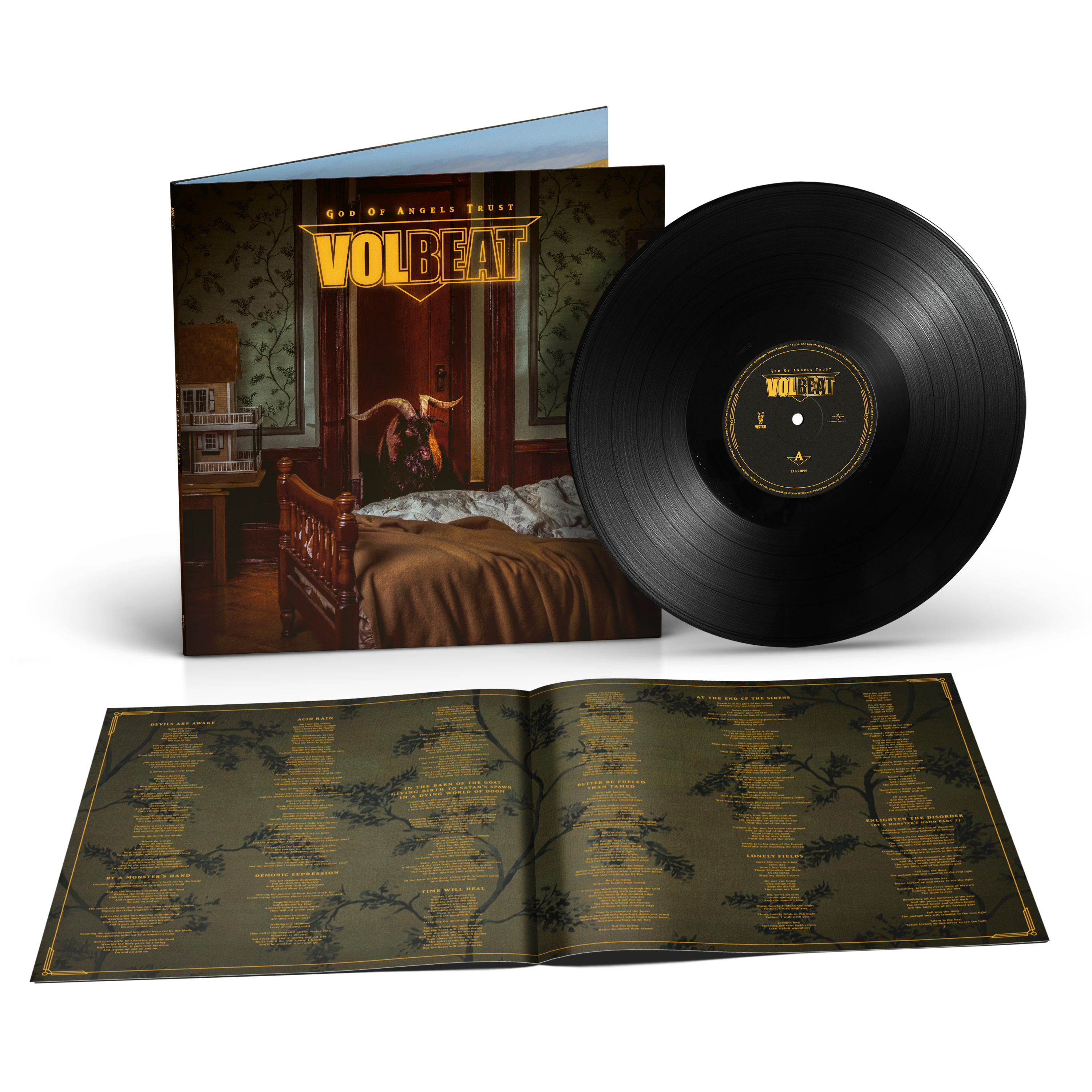 Volbeat - God Of Angels Trust - Vinyle Noir