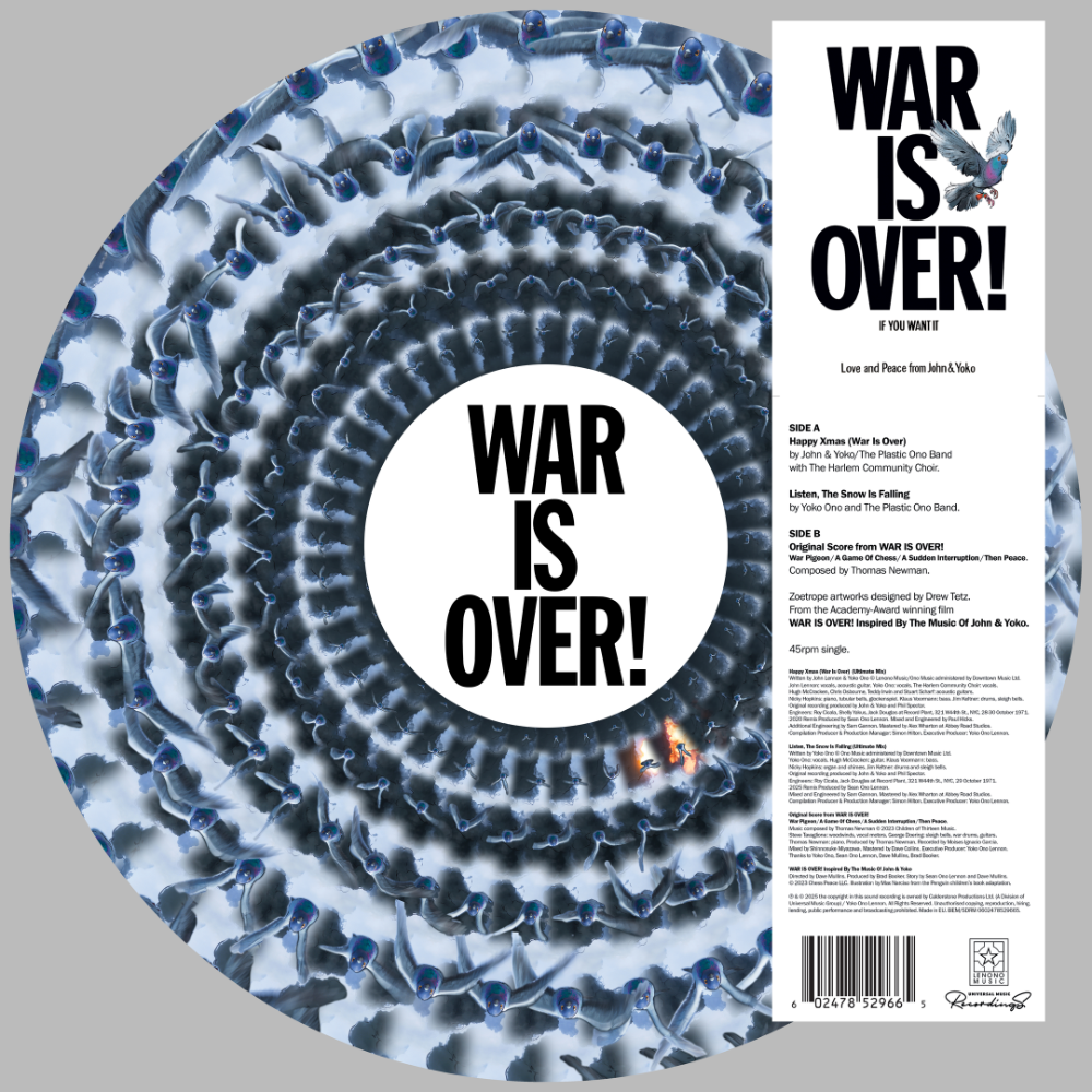 John Lennon & Yoko Ono / Thomas Newman - Happy Xmas (War Is Over) - Vinyle Zoetrope