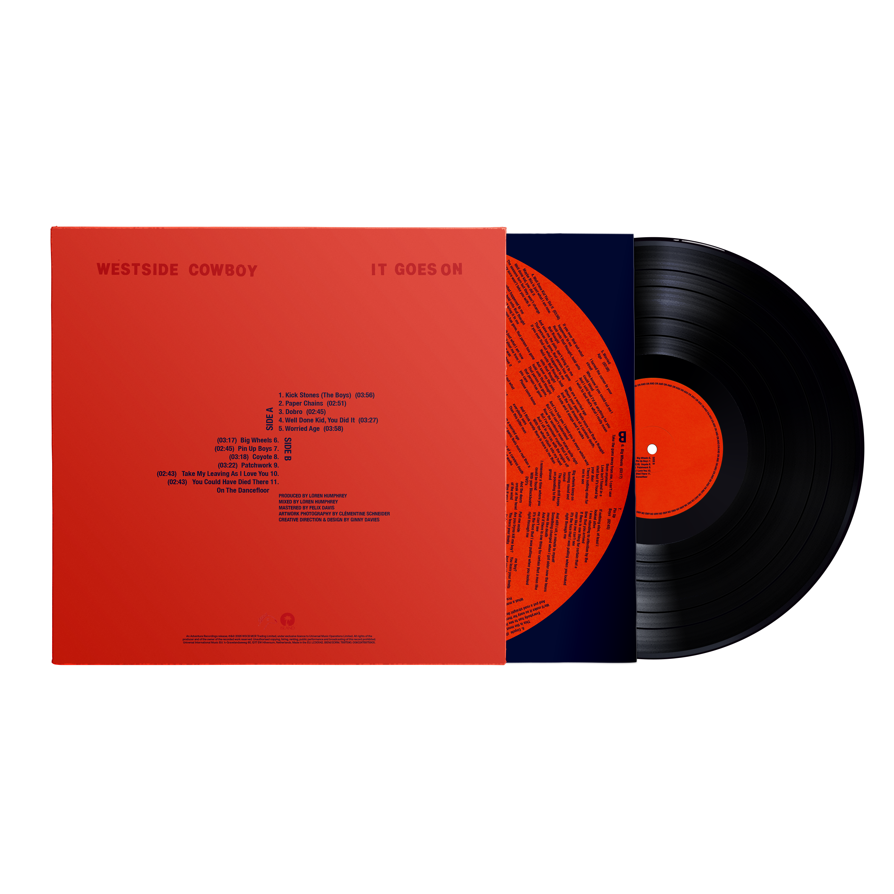 Westside Cowboy - It Goes On - Vinyle