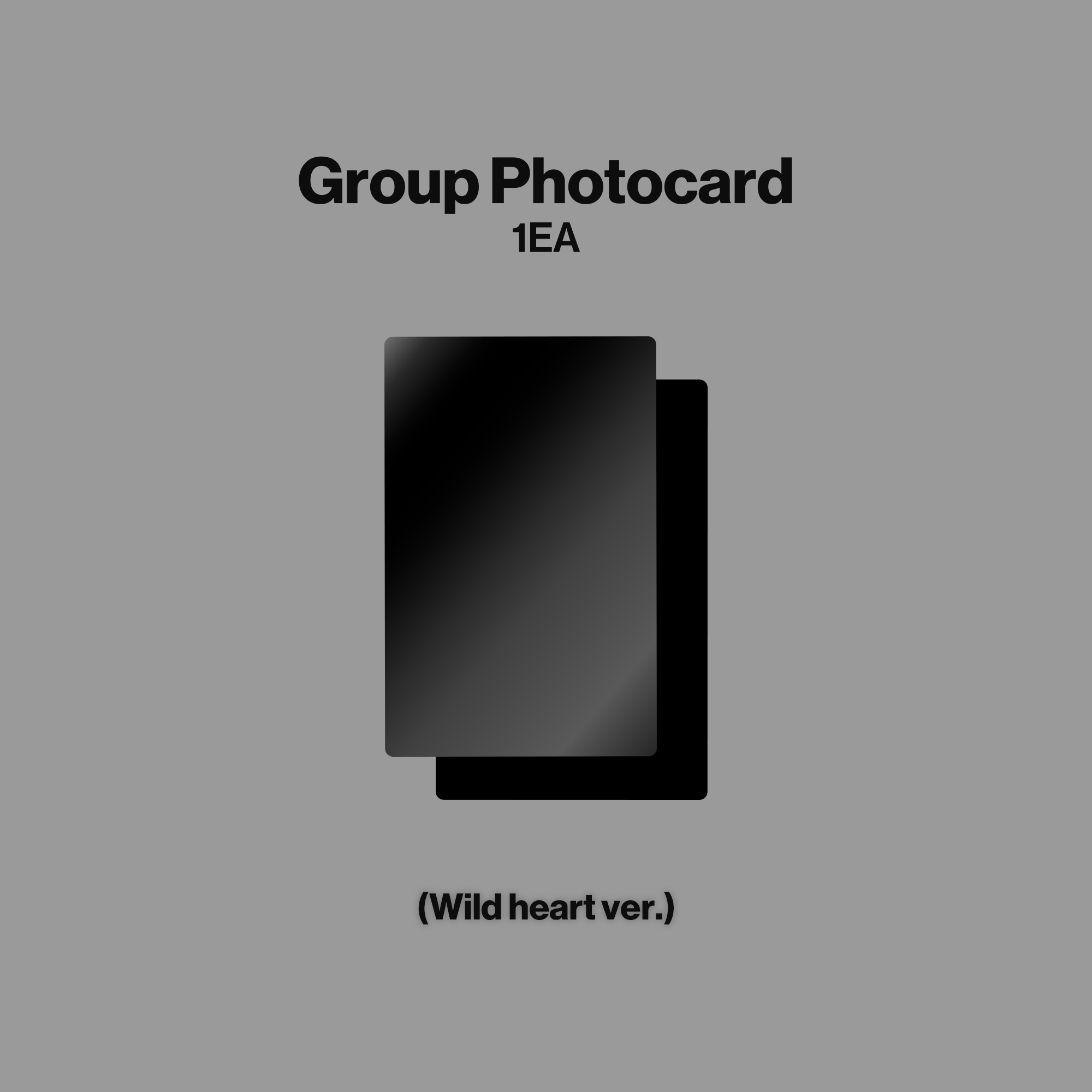 KATSEYE - WILD - Wild heart ver. - CD + Artcard dédicacée